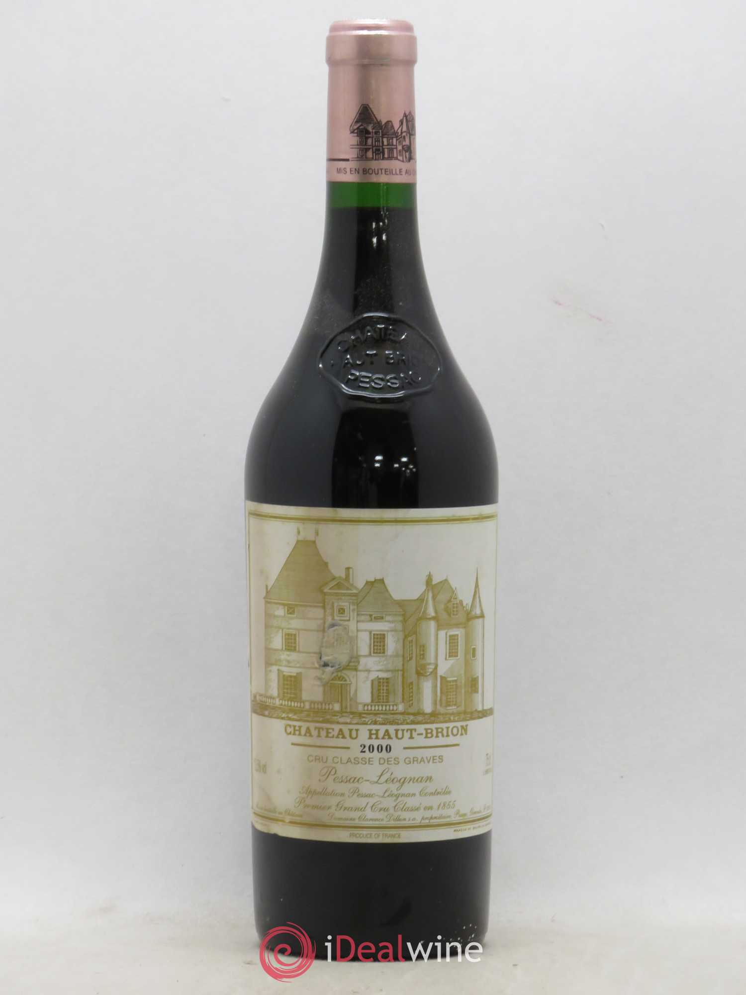 Château Haut Brion 1er Grand Cru Classé 2000 - Lot de 1 bouteille - 0