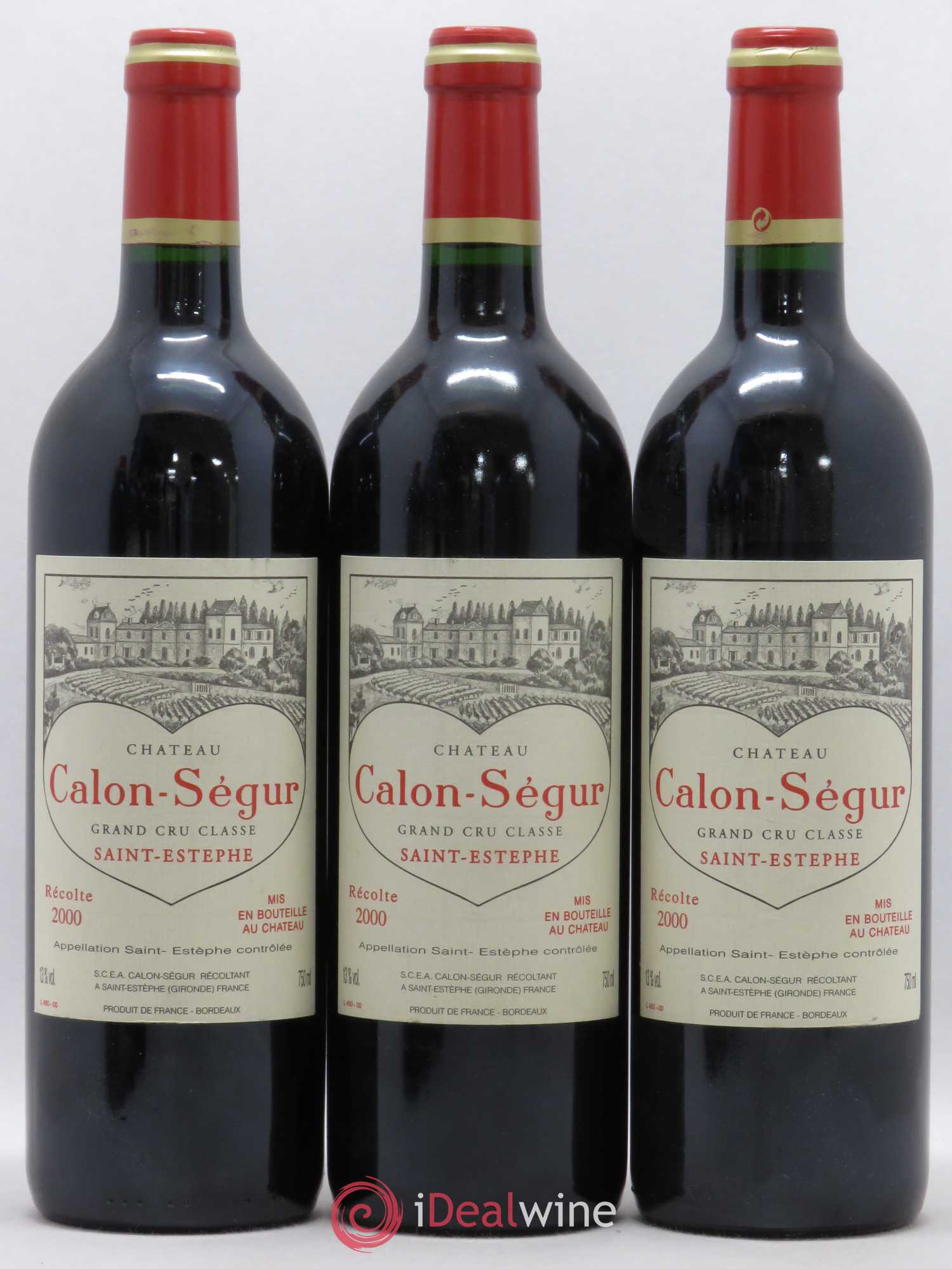 Château Calon Ségur 3ème Grand Cru Classé 2000 - Lot de 6 bouteilles - 2