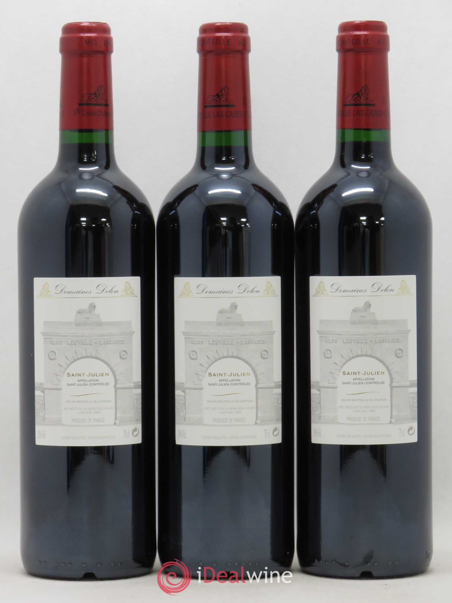 Château Léoville Las Cases 2ème Grand Cru Classé 2005 - Lot de 3 bouteilles - 1