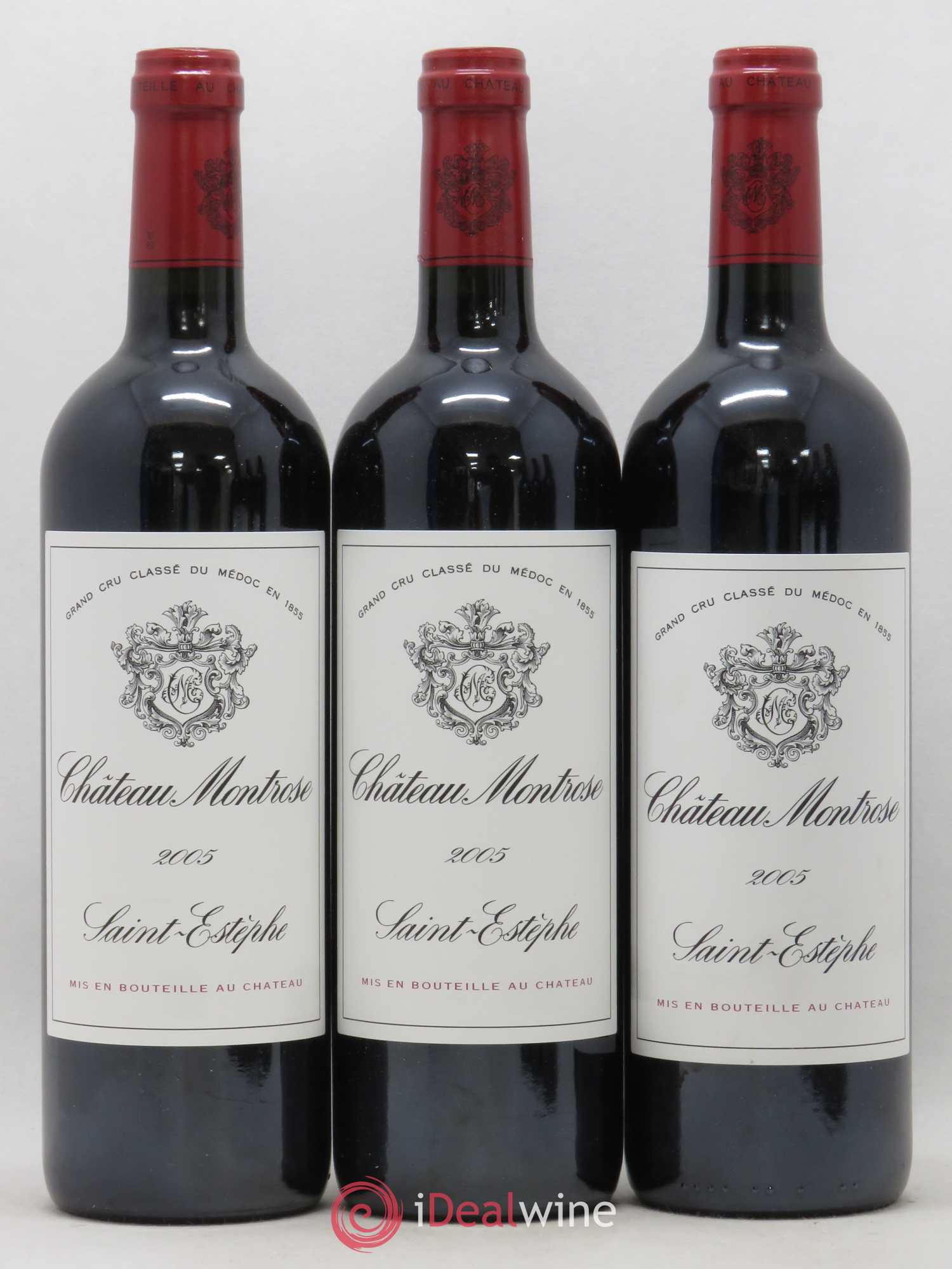 Château Montrose 2ème Grand Cru Classé 2005 - Lot de 3 bouteilles - 0