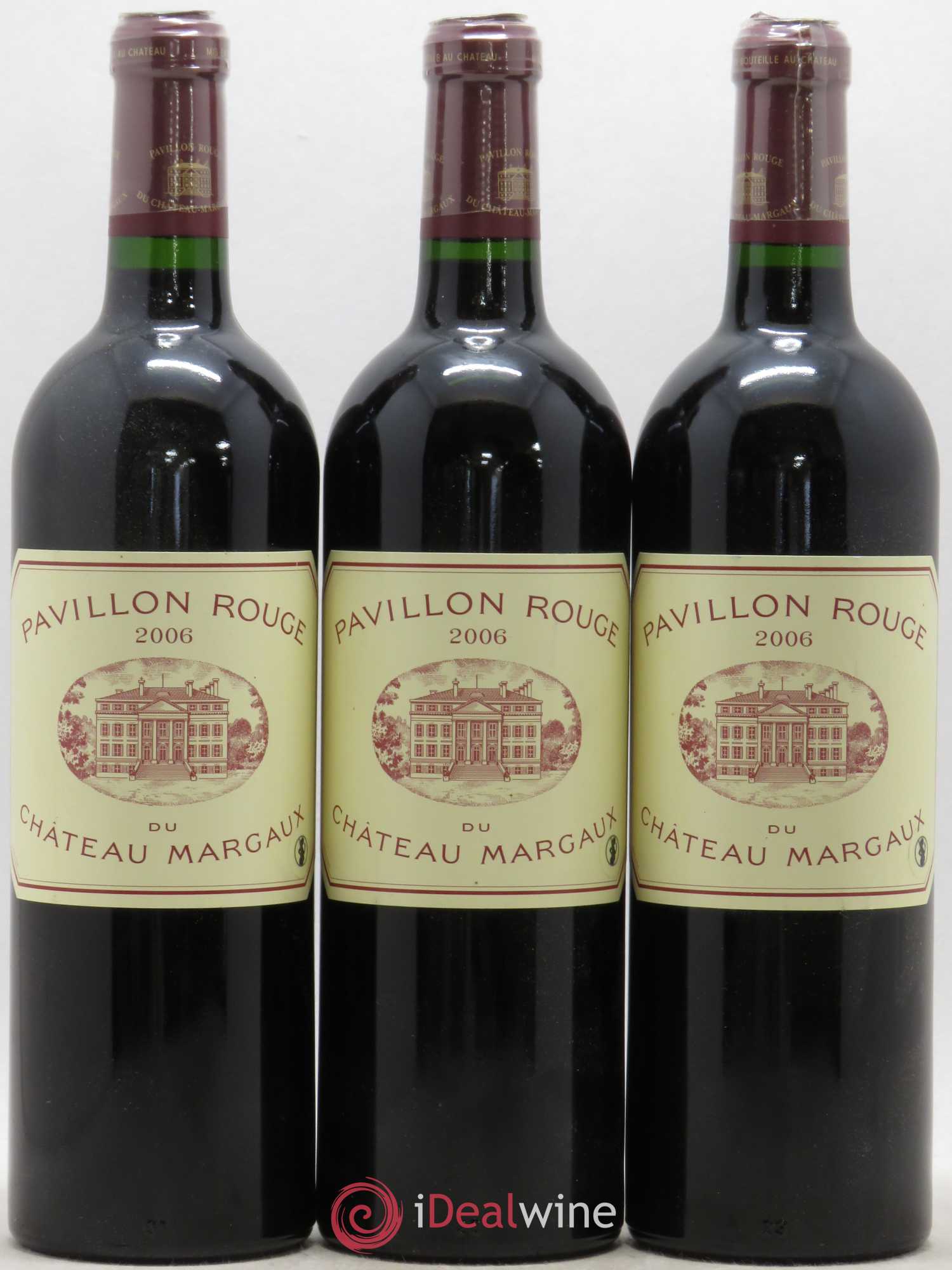 Pavillon Rouge du Château Margaux Second Vin 2006 - Lot de 3 bouteilles - 0
