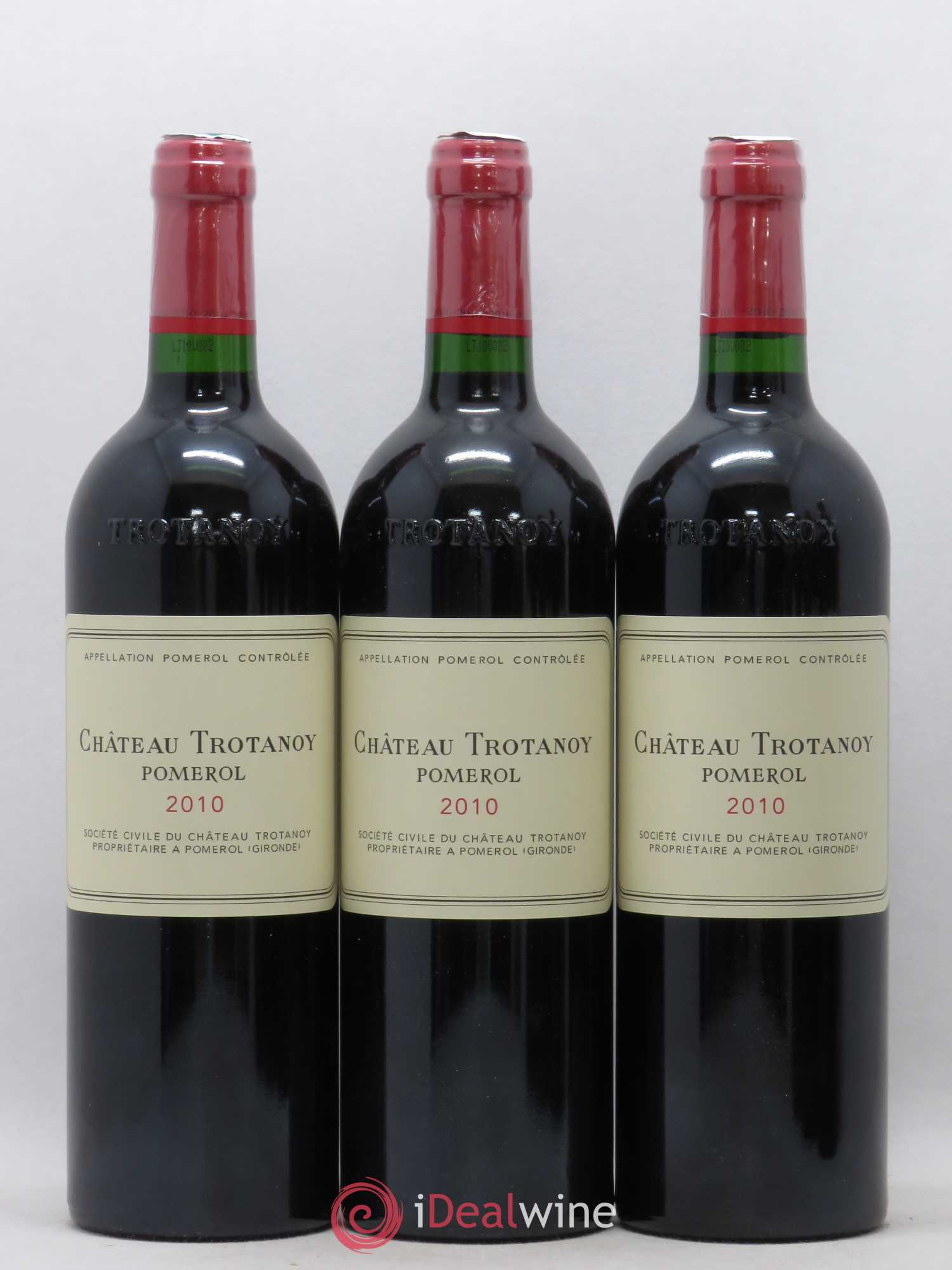 Château Trotanoy 2010 - Lot de 3 bouteilles - 0