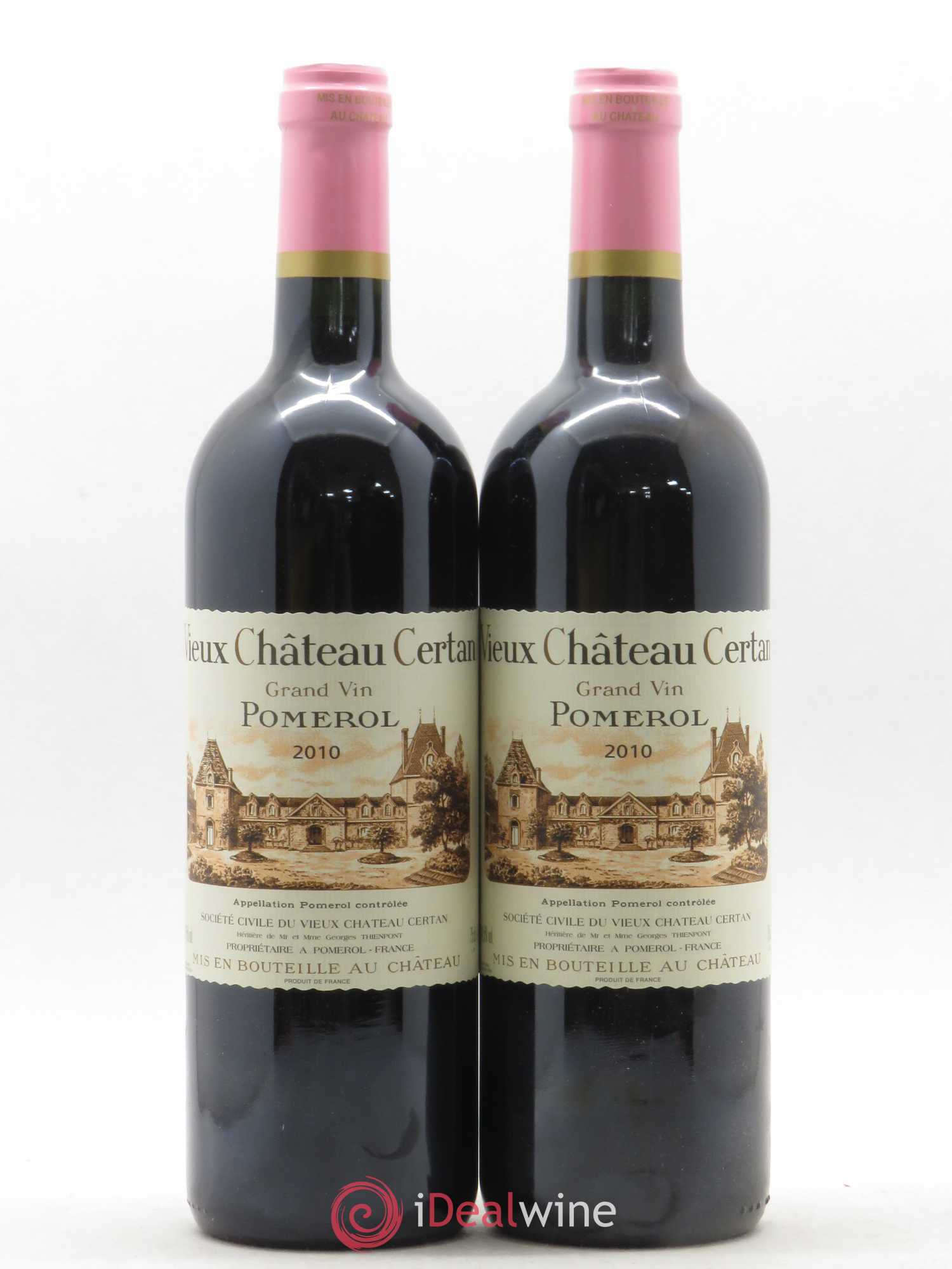 Vieux Château Certan 2010 - Lot de 2 bouteilles - 0
