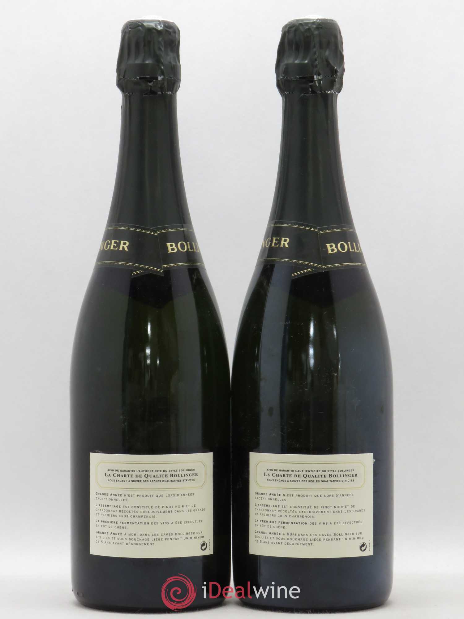 La Grande Année Brut Bollinger 1990 - Lot de 2 bouteilles - 1