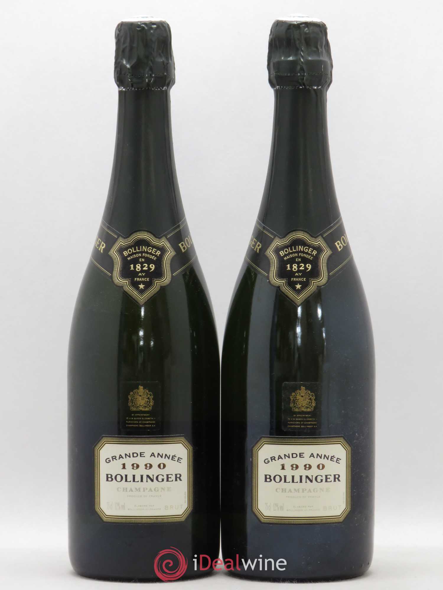 La Grande Année Brut Bollinger 1990 - Lot de 2 bouteilles - 0