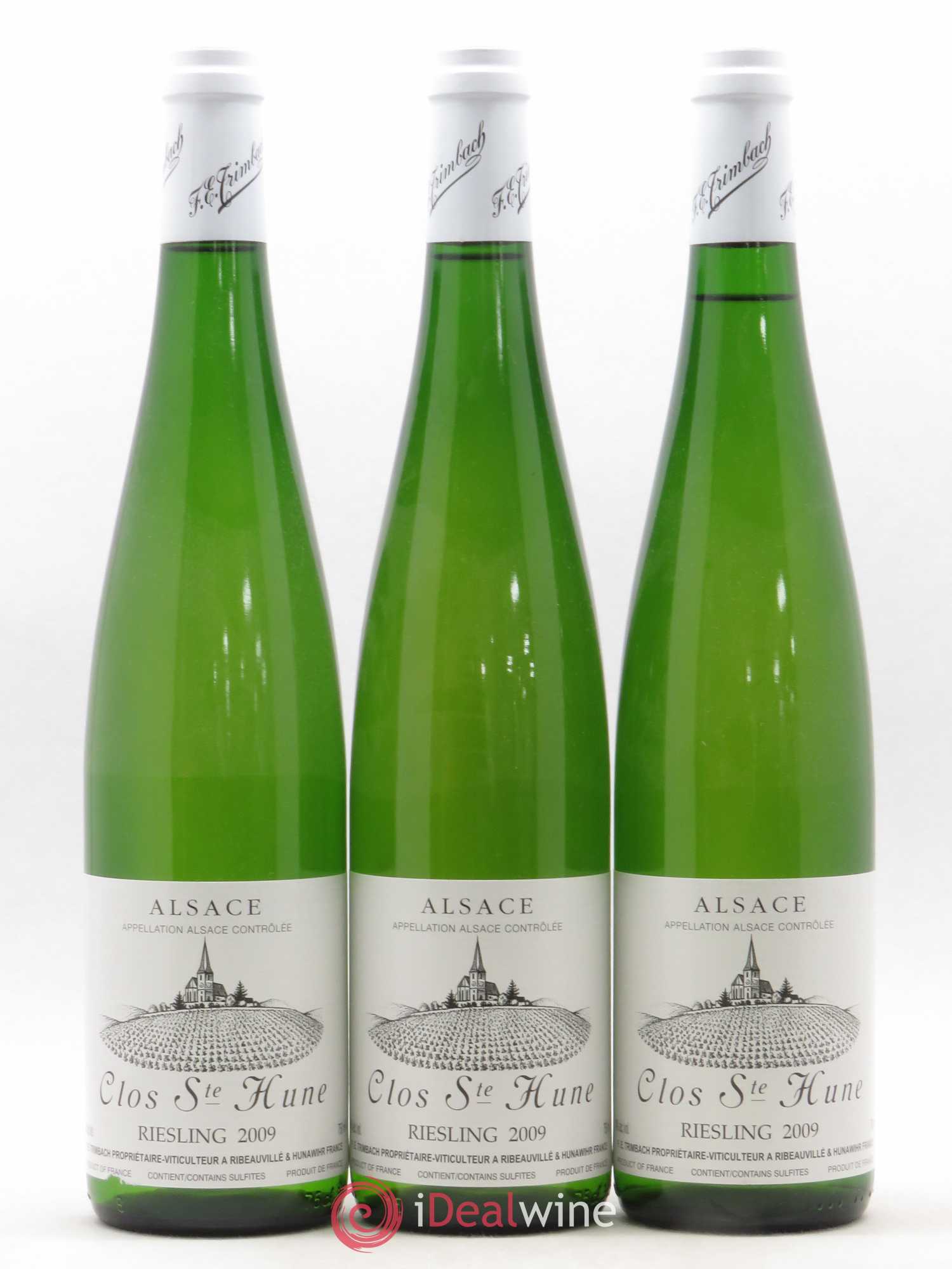 Alsace Riesling Clos Sainte-Hune Trimbach (Domaine) 2009 - Lot de 3 bouteilles - 0