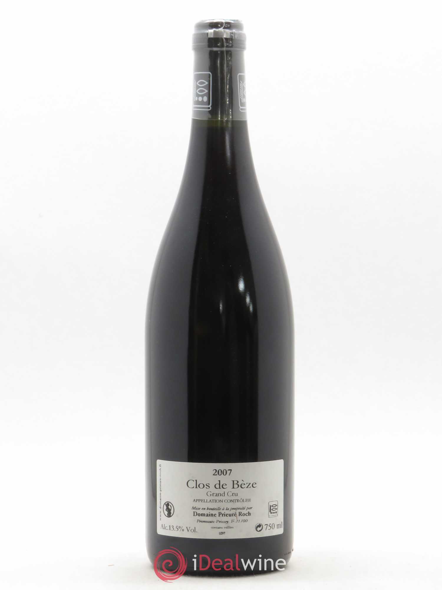 Chambertin Clos de Bèze Grand Cru Prieuré Roch 2007 - Lot de 1 bouteille - 1