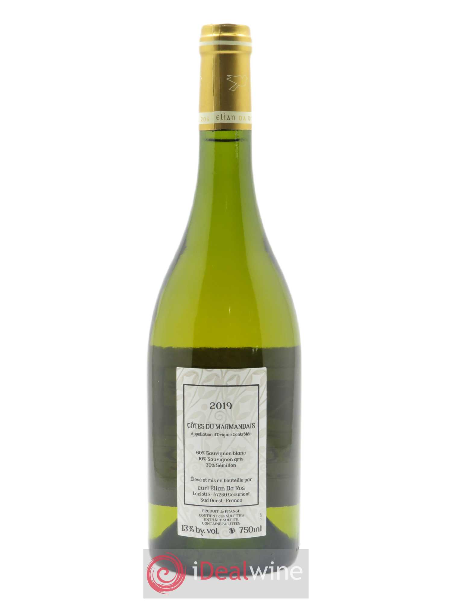 Côtes du Marmandais Coucou Elian Da Ros (Domaine) 2019 - Lot de 1 bouteille - 1