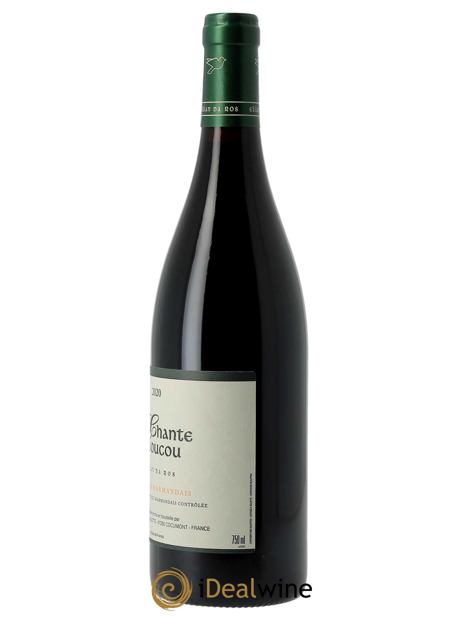 Côtes du Marmandais Chante Coucou Elian Da Ros (Domaine) 2020 - Posten von 1 Flasche - 1