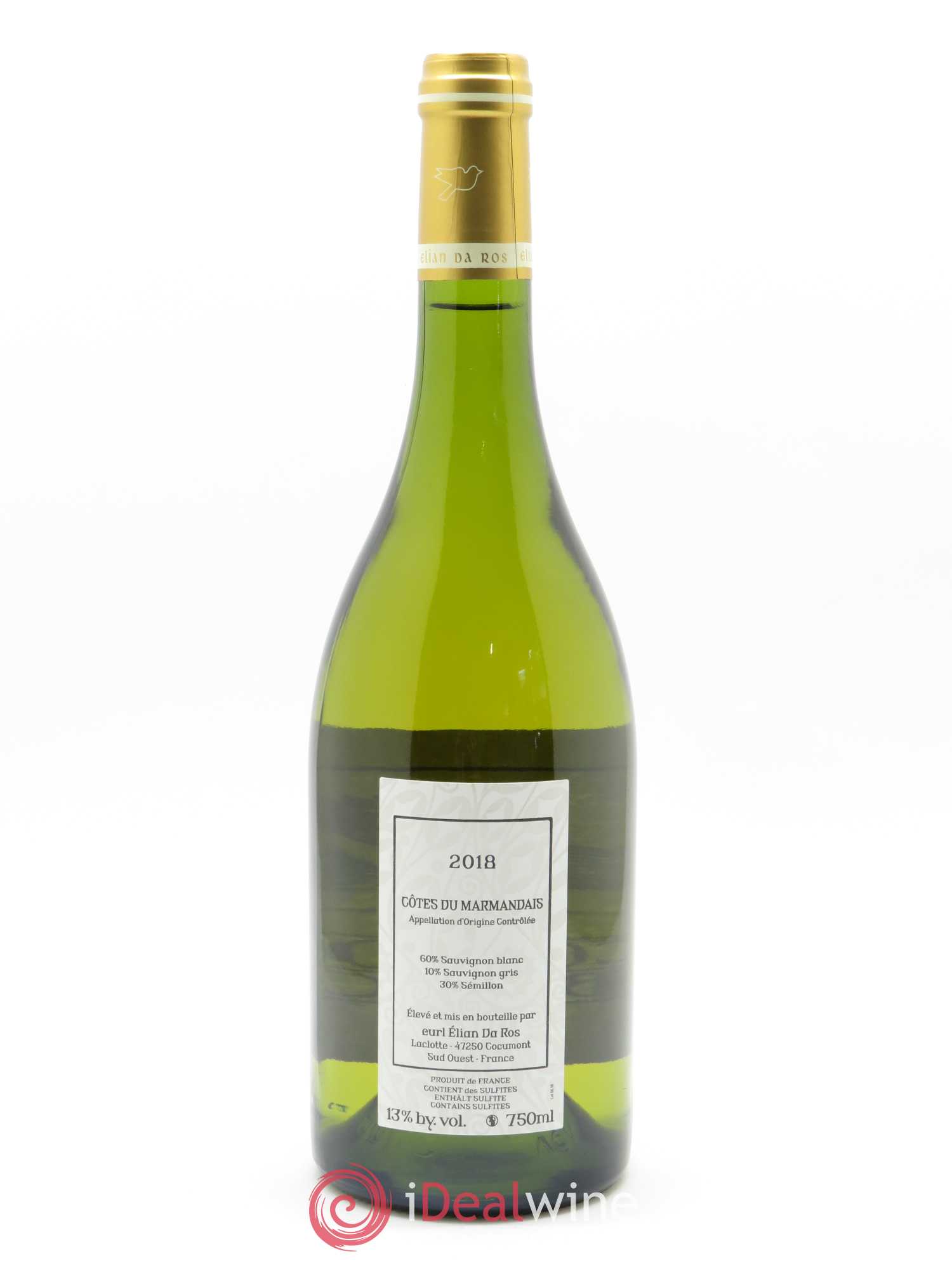 Côtes du Marmandais Coucou Elian Da Ros (Domaine) 2018 - Lot de 1 bouteille - 1