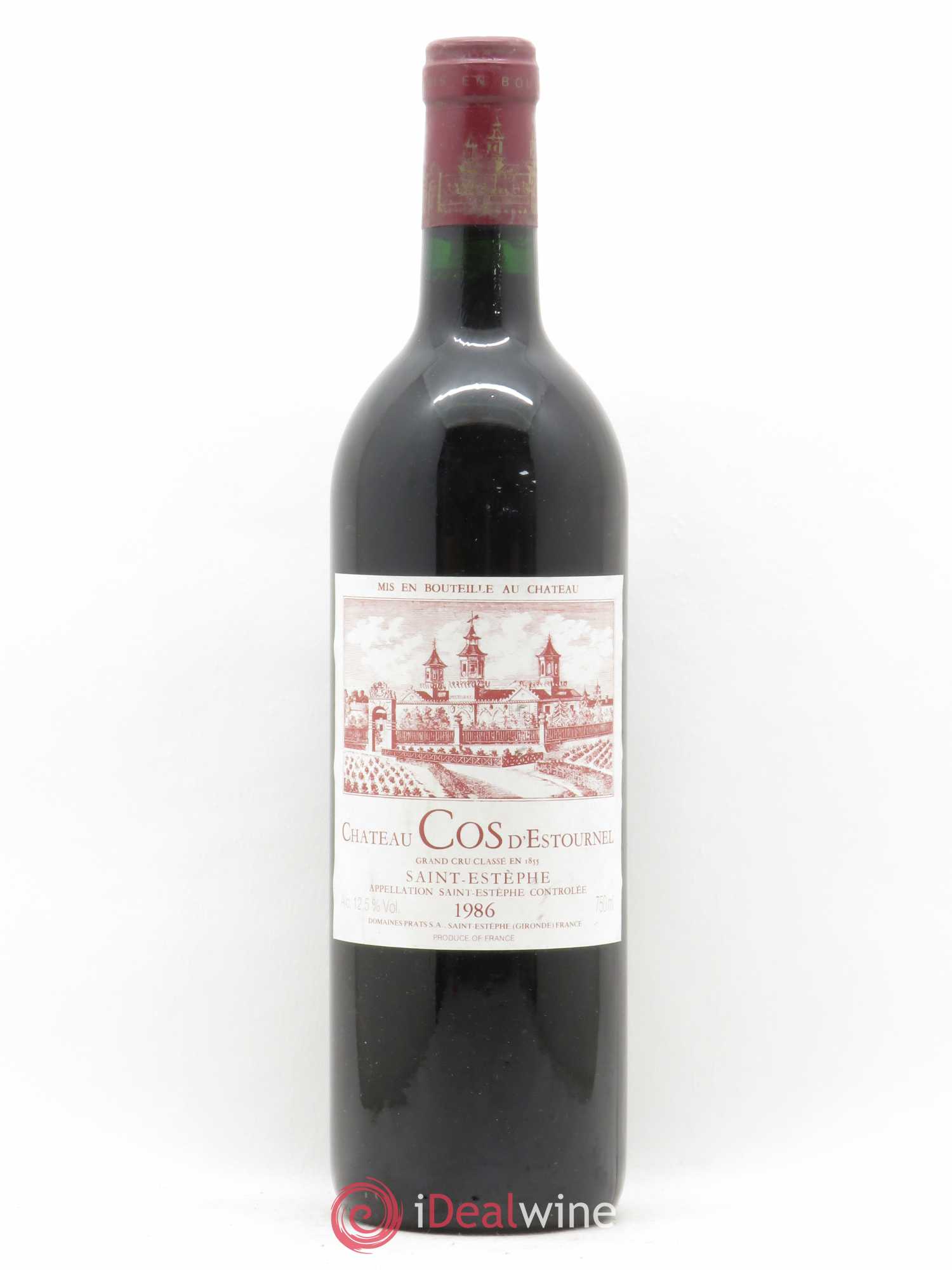 Cos d'Estournel 2ème Grand Cru Classé 1986 - Lot de 1 bouteille - 0