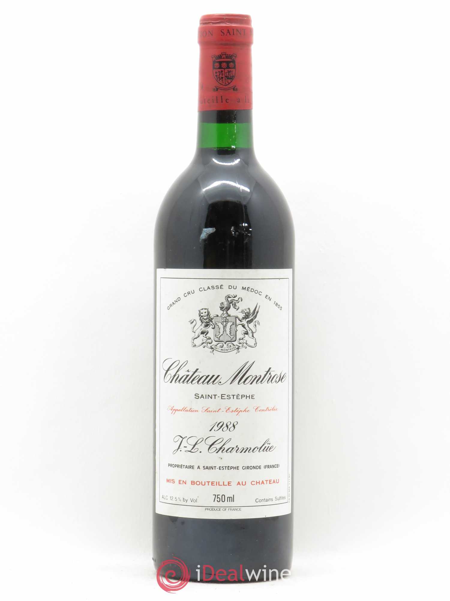 Château Montrose 2ème Grand Cru Classé 1988 - Lot de 1 bouteille - 0