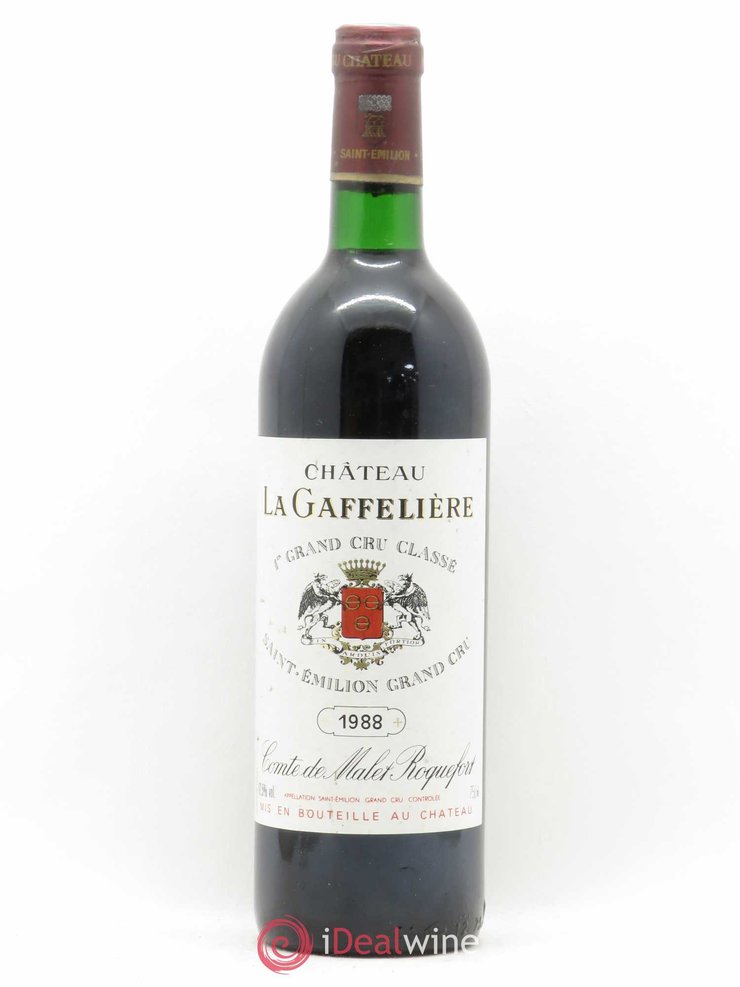 Château la Gaffelière 1er Grand Cru Classé B 1988 - Lot de 1 bouteille - 0