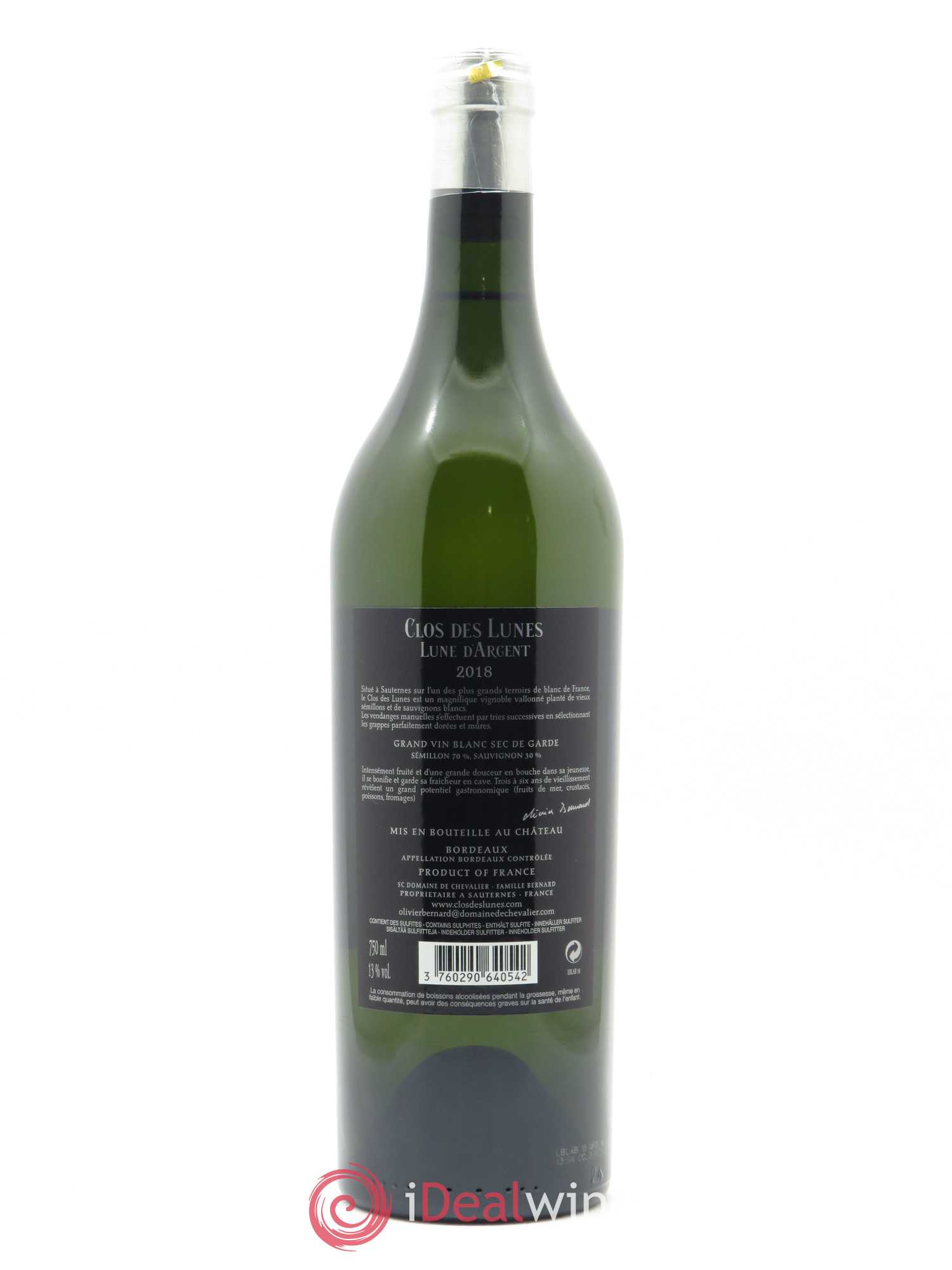 Clos des Lunes - Lune d'Argent 2018 - Lot de 1 bouteille - 1