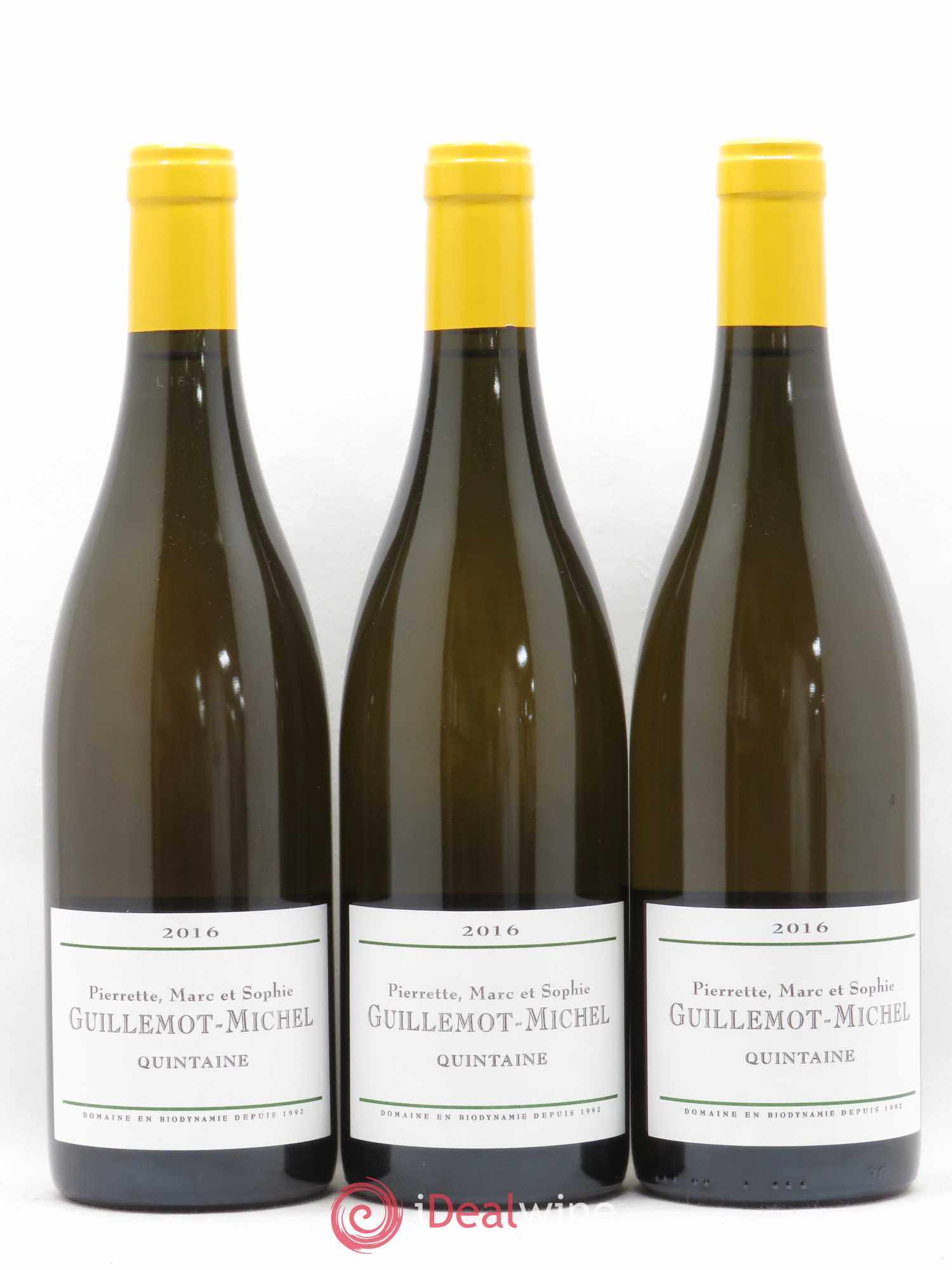 Viré-Clessé Quintaine Domaine Guillemot Michel 2016 - Posten von 3 Flaschen - 0