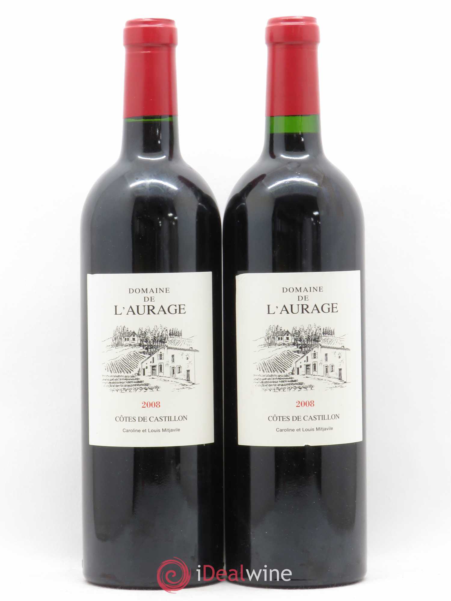 L'Aurage 2008 - Lot de 2 bouteilles - 0