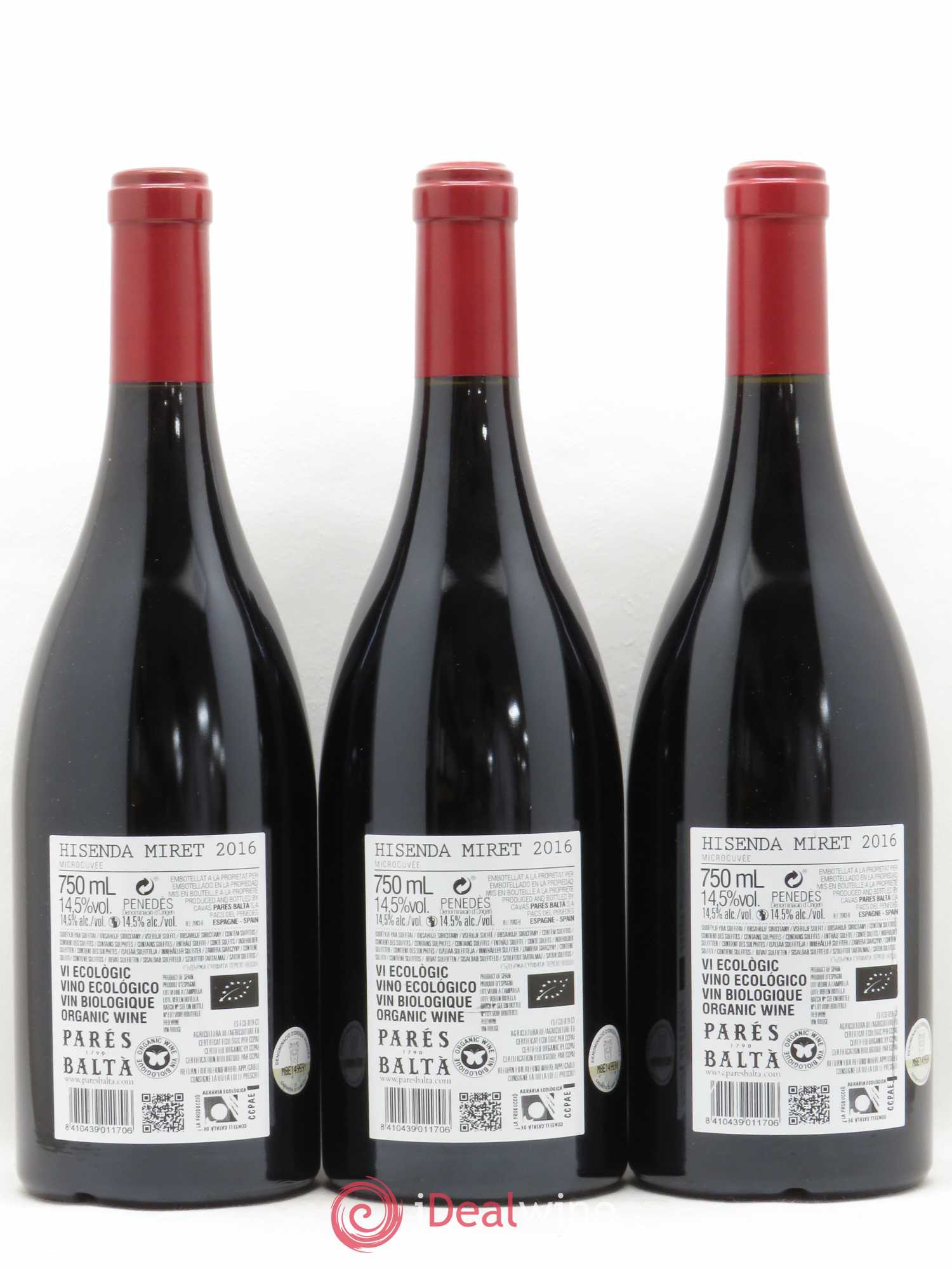 Espagne Garnatxa Hisenda Miret 2016 - Posten von 3 Flaschen - 1