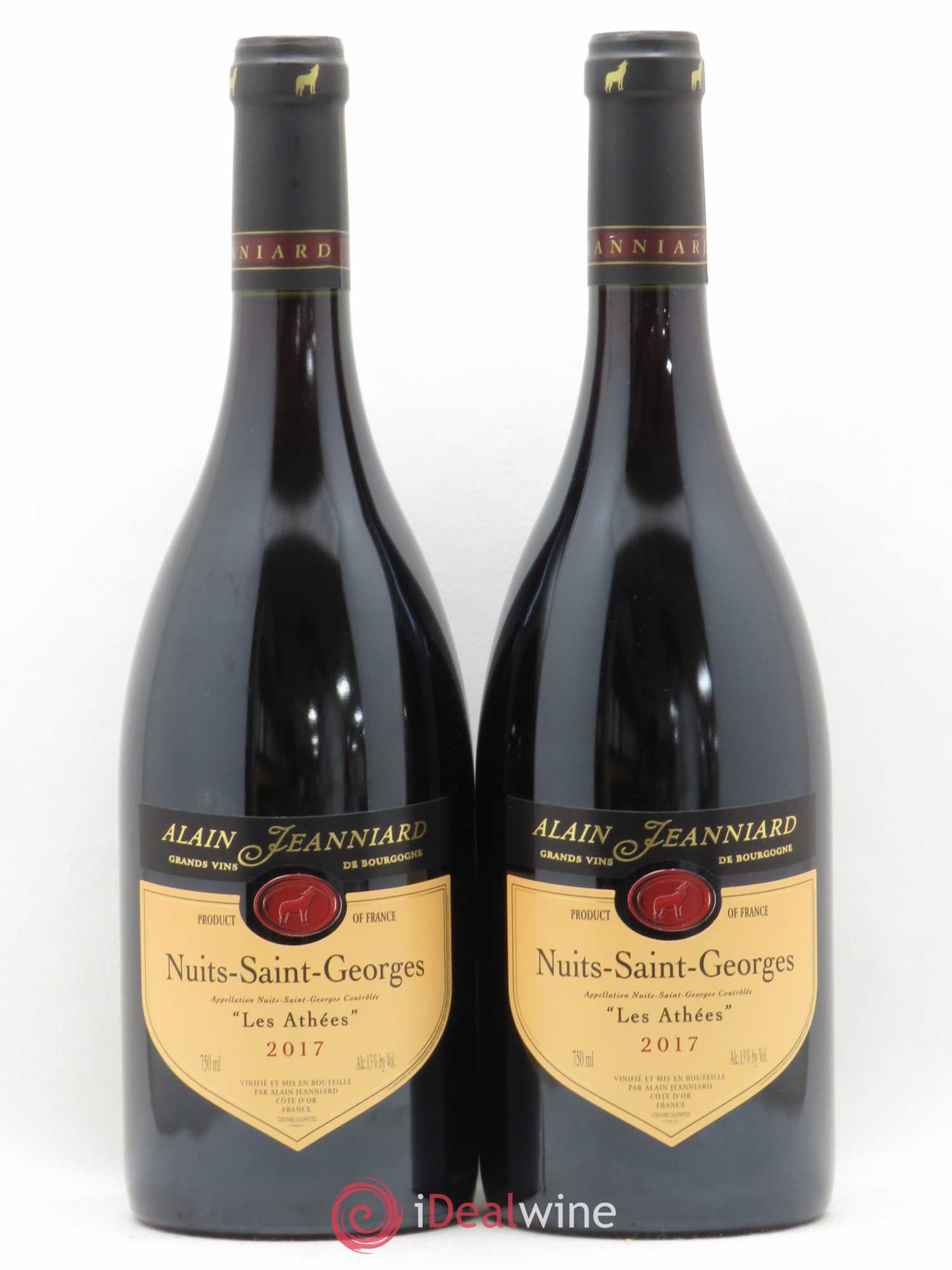 Nuits-Saint-Georges Les Athées Domaine Alain Jeanniard 2017 - Posten von 2 Flaschen - 0