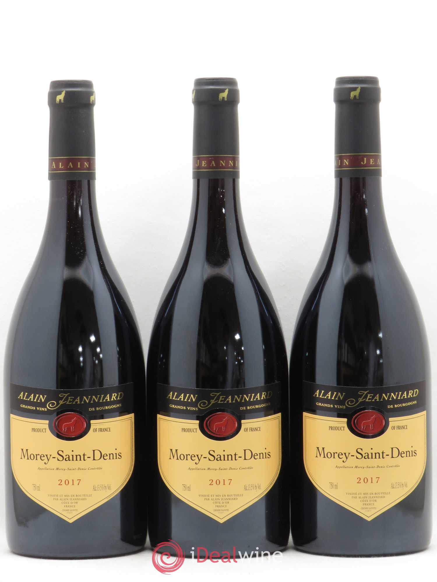 Morey-Saint-Denis Domaine Alain Jeanniard 2017 - Lot de 3 bouteilles - 0