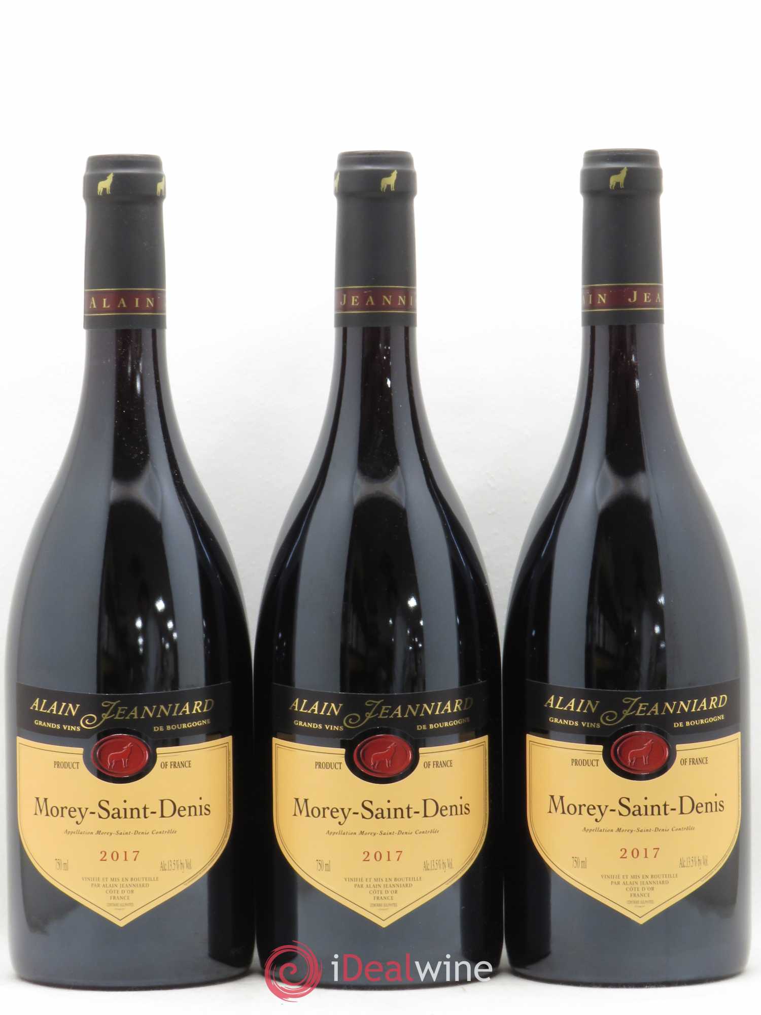 Morey-Saint-Denis Domaine Alain Jeanniard (sans prix de réserve) 2017 - Posten von 3 Flaschen - 0