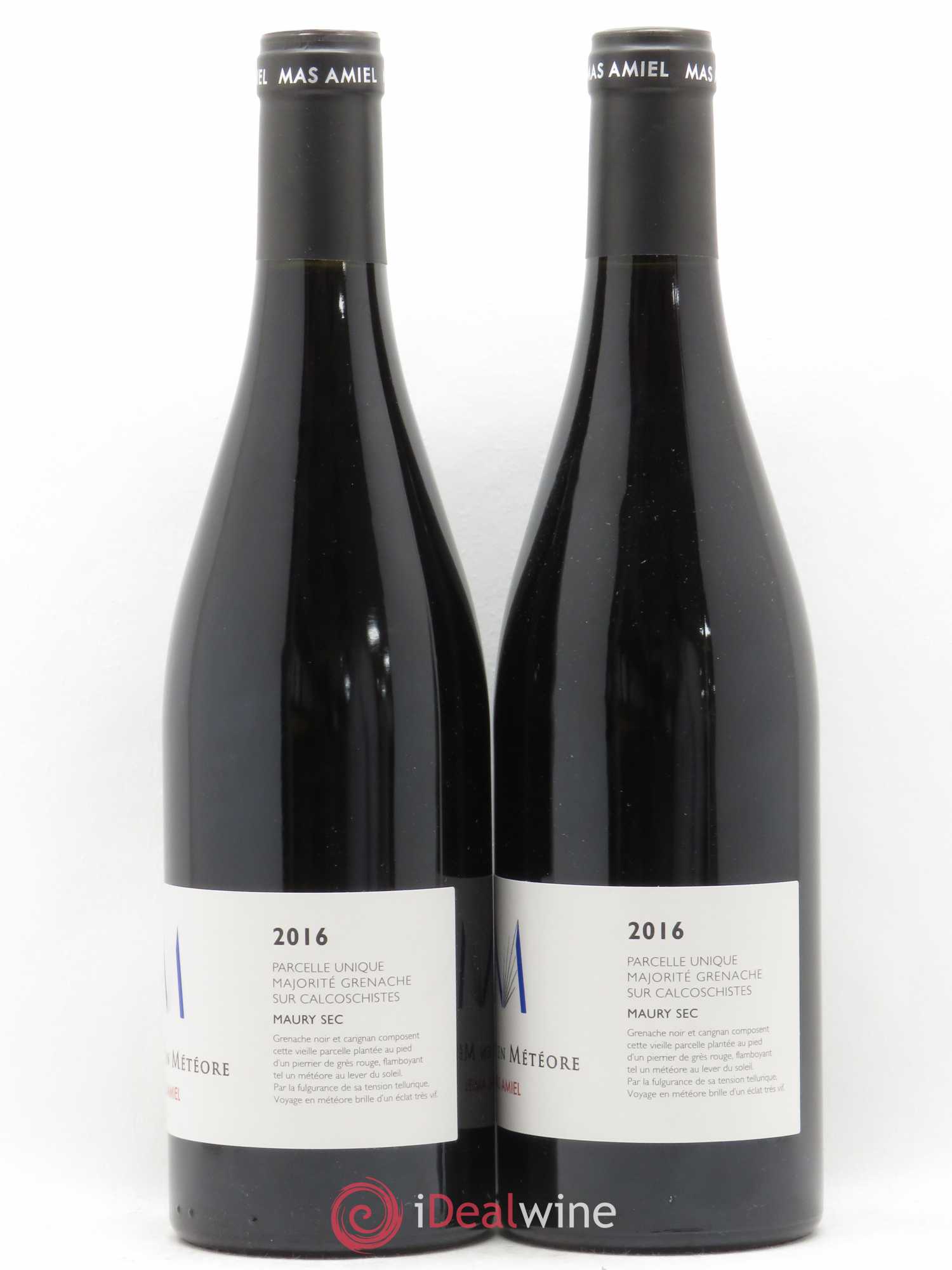 Divers Maury Sec Voyage en Meteore Mas Amiel 2016 - Lot of 2 bottles - 1