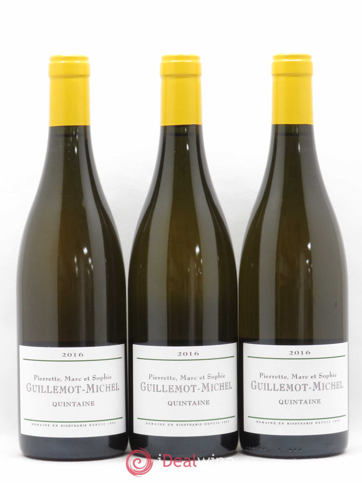 Viré-Clessé Quintaine Domaine Guillemot Michel 2016 - Posten von 3 Flaschen - 0