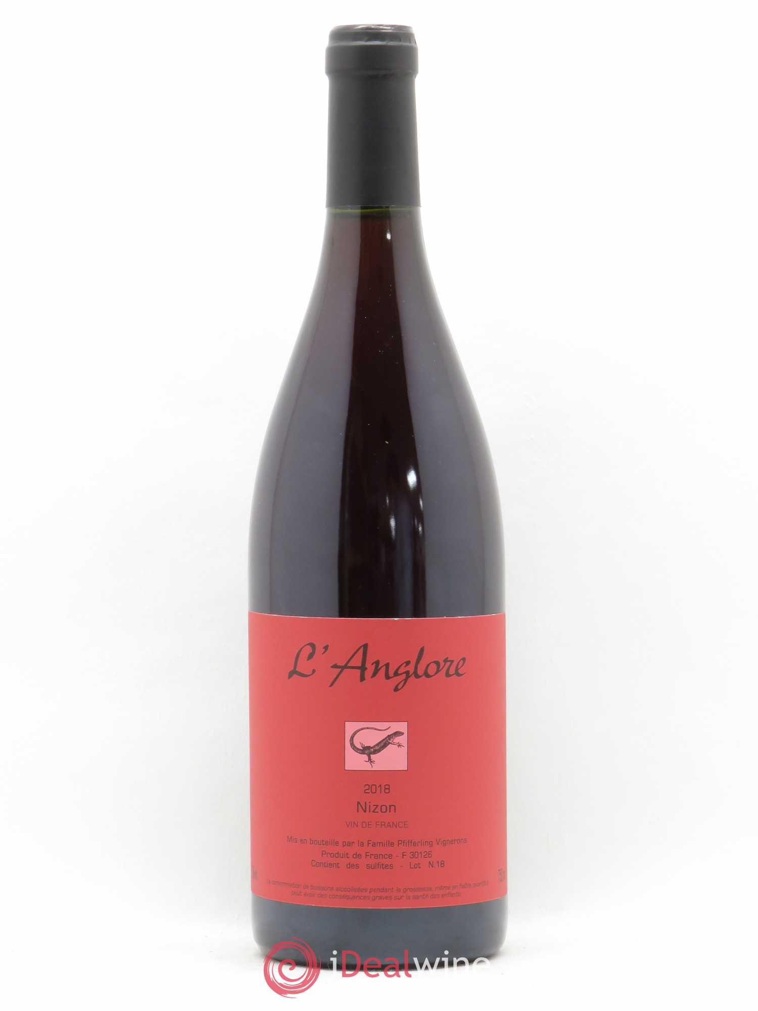 Vin de France Nizon L'Anglore 2018 - Lot de 1 bouteille - 0