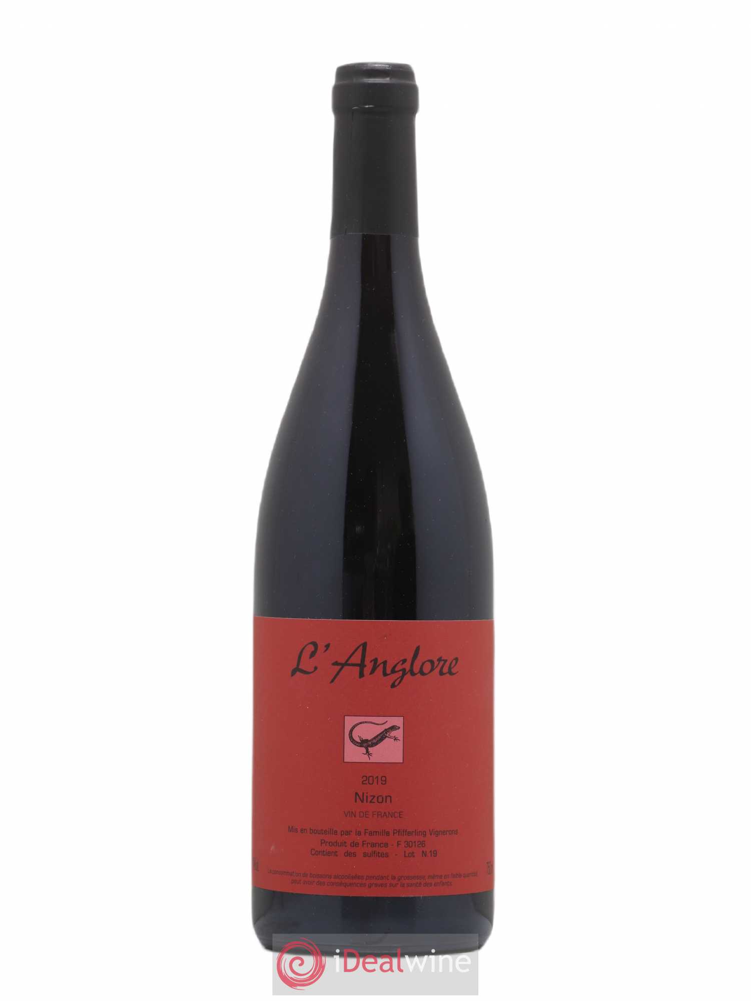 Vin de France Nizon L'Anglore 2019 - Lot de 1 bouteille - 0