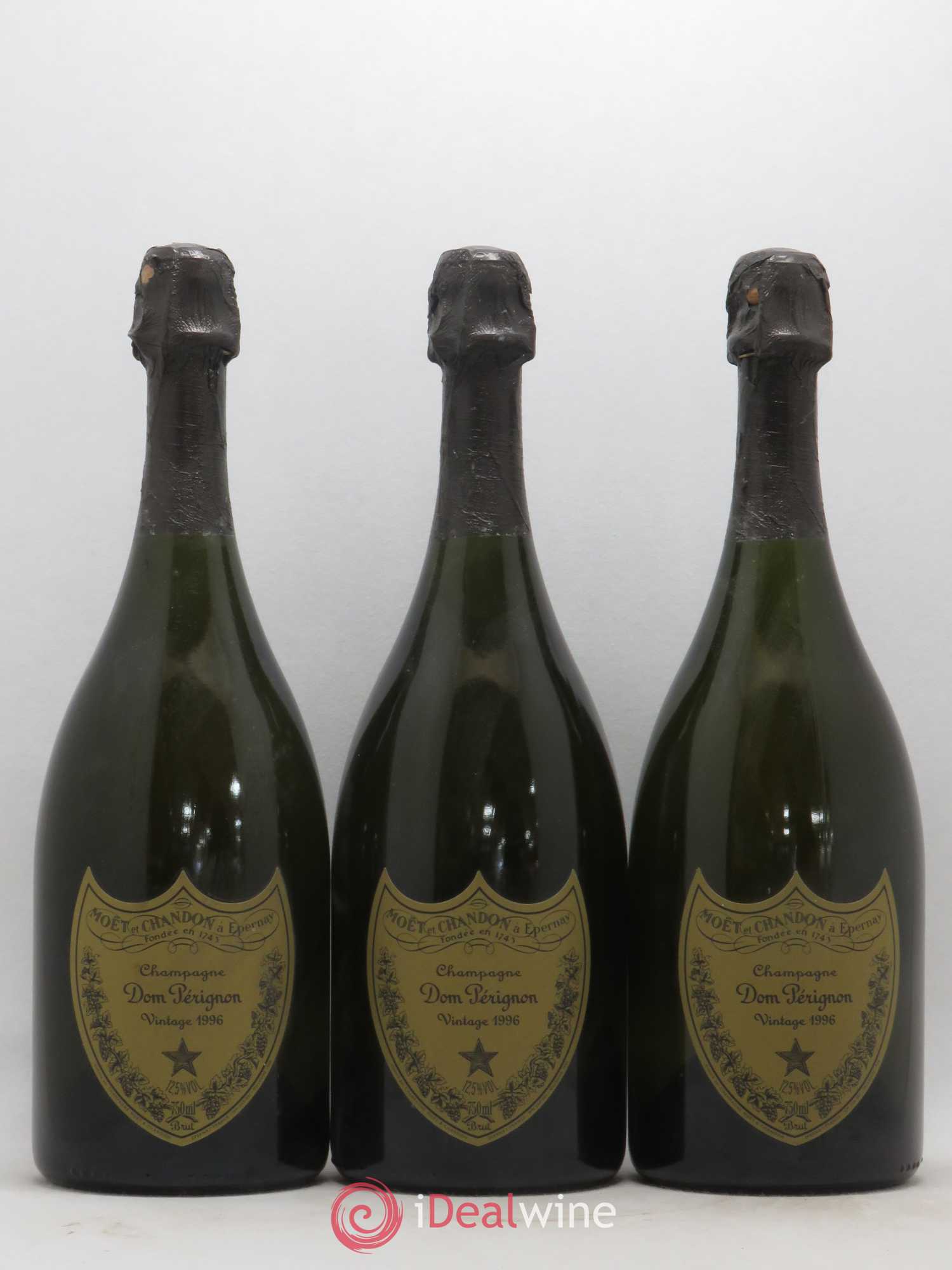 Brut Dom Pérignon 1996 - Lot de 3 bouteilles - 0