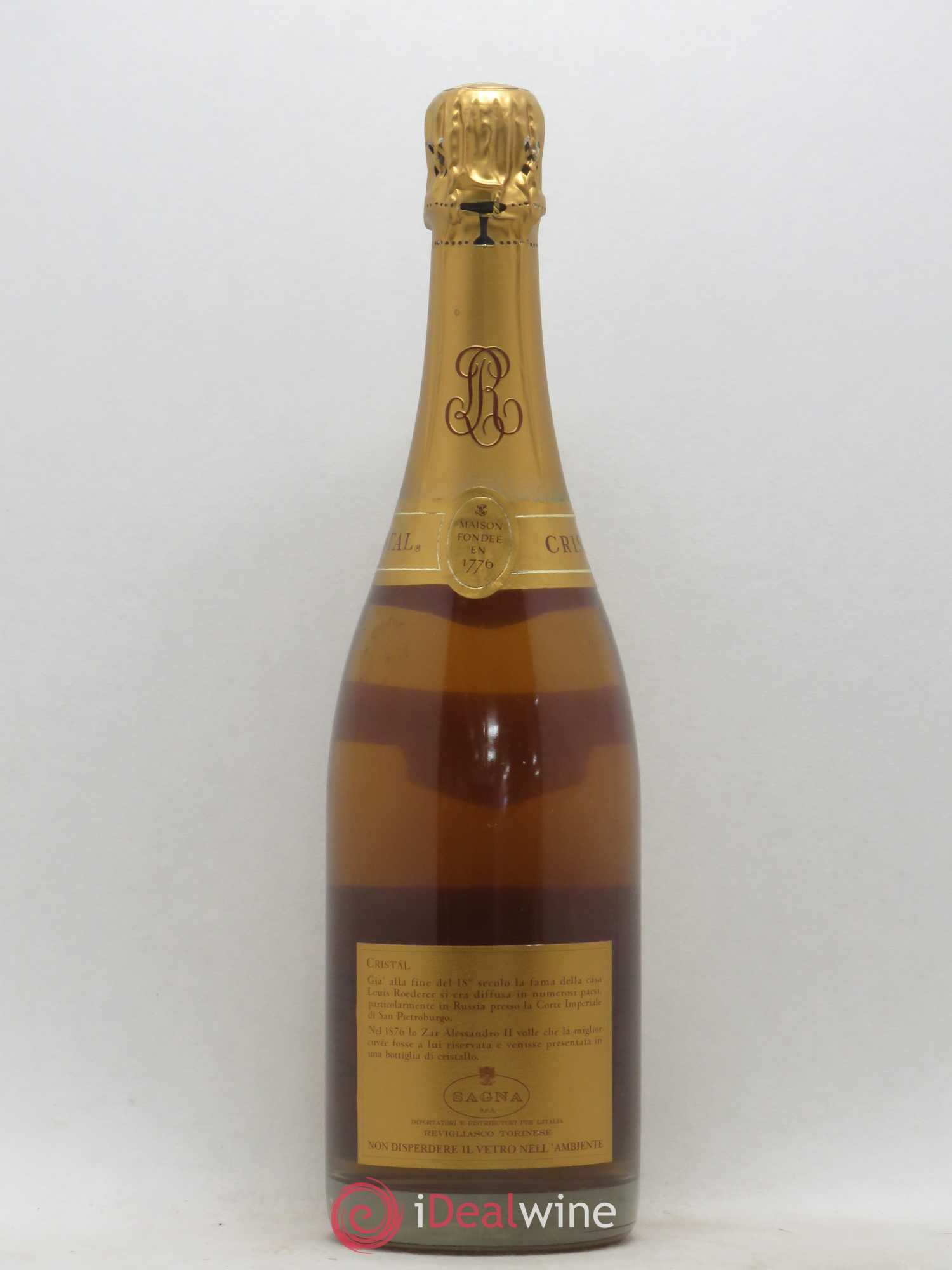 Cristal Louis Roederer 1989 - Lot de 1 bouteille - 1