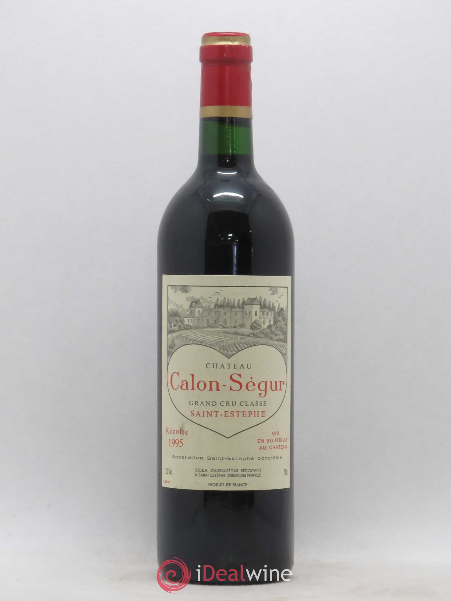 Château Calon Ségur 3ème Grand Cru Classé 1995 - Lot de 1 bouteille - 0
