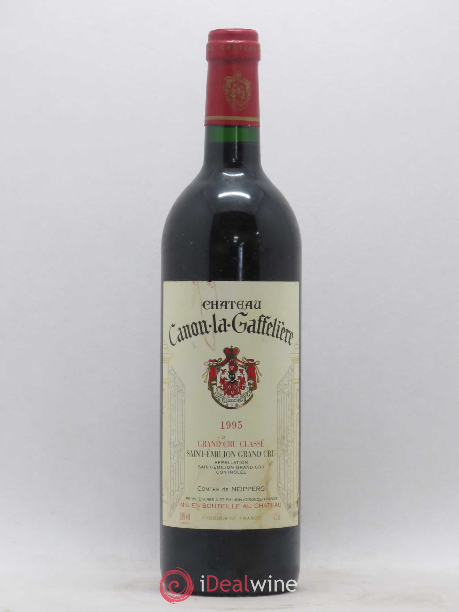Château Canon la Gaffelière 1er Grand Cru Classé B 1995 - Lot de 1 bouteille - 0