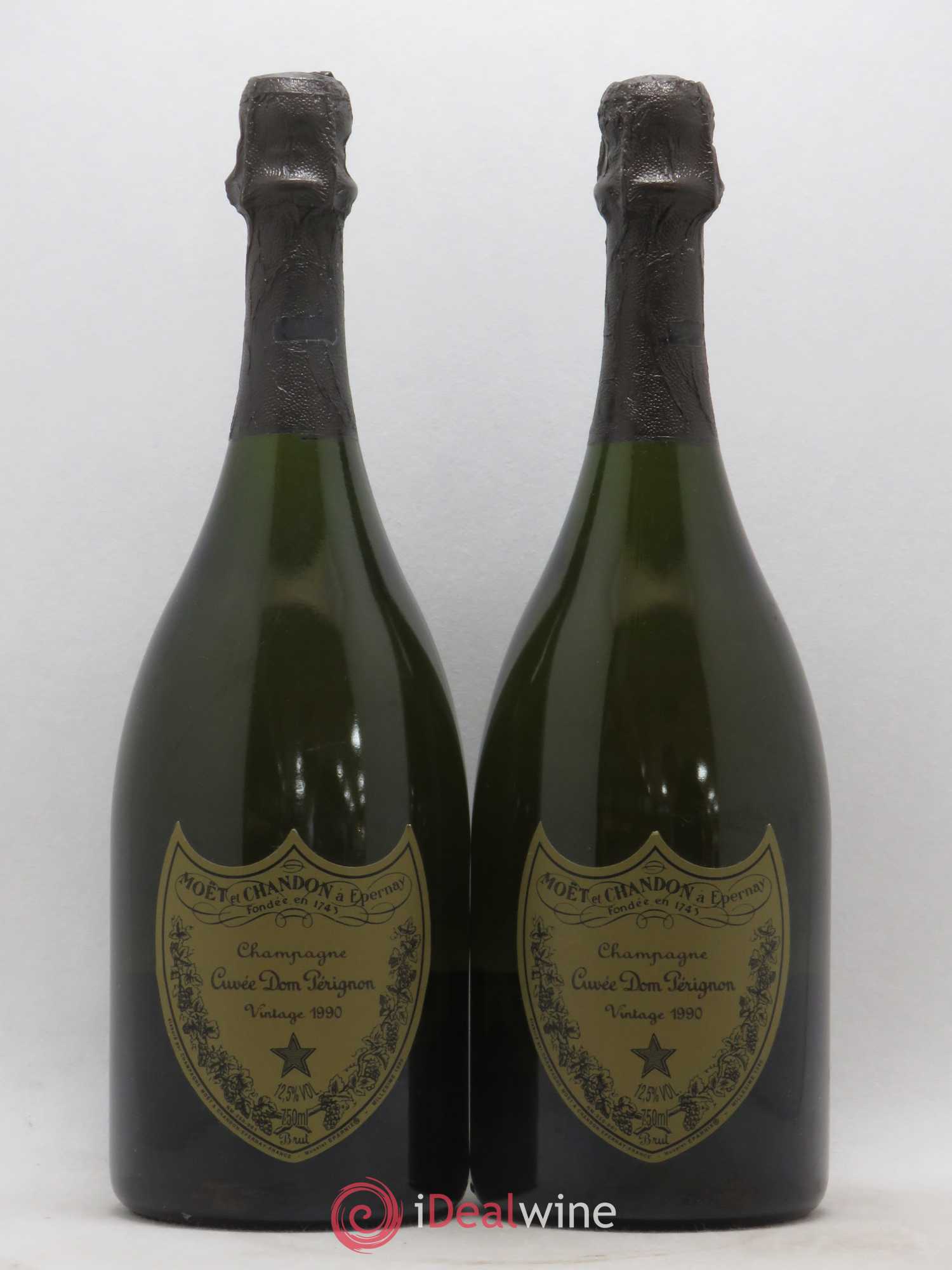 Brut Dom Pérignon 1990 - Lot de 2 bouteilles - 0