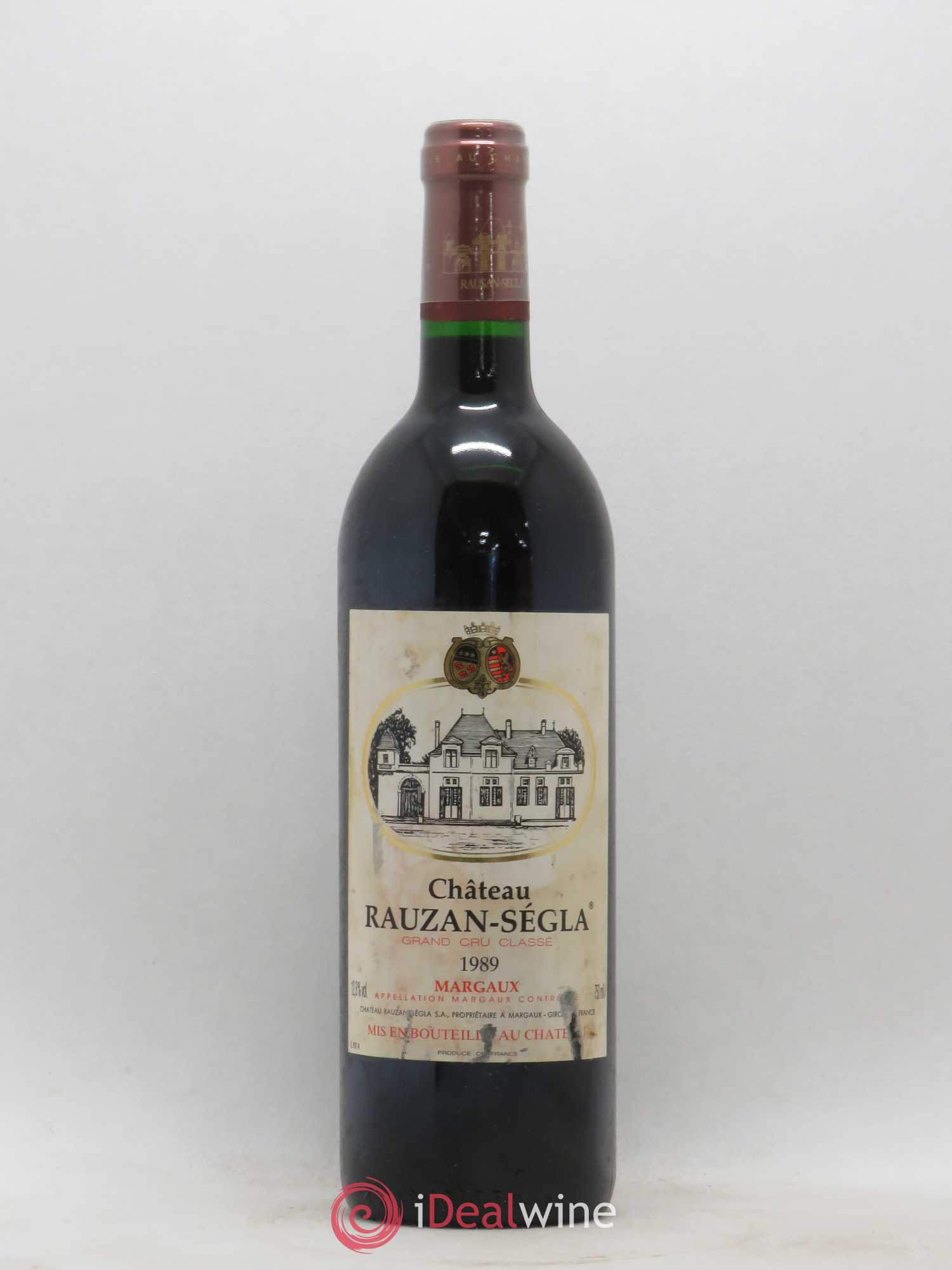 Château Rauzan Ségla Grand Cru Classé 1989 - Lot de 1 bouteille - 0