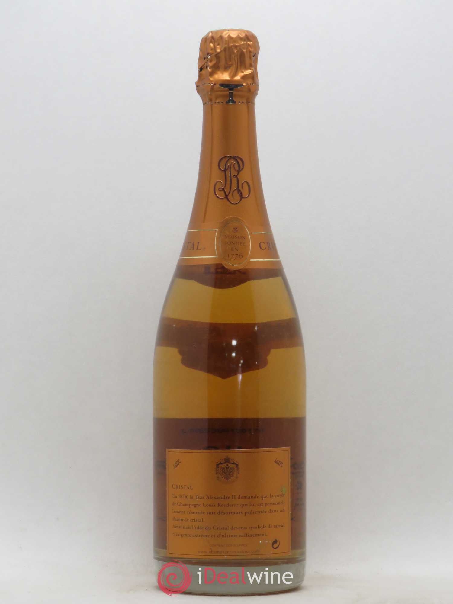 Cristal Louis Roederer 2000 - Lot de 1 bouteille - 1