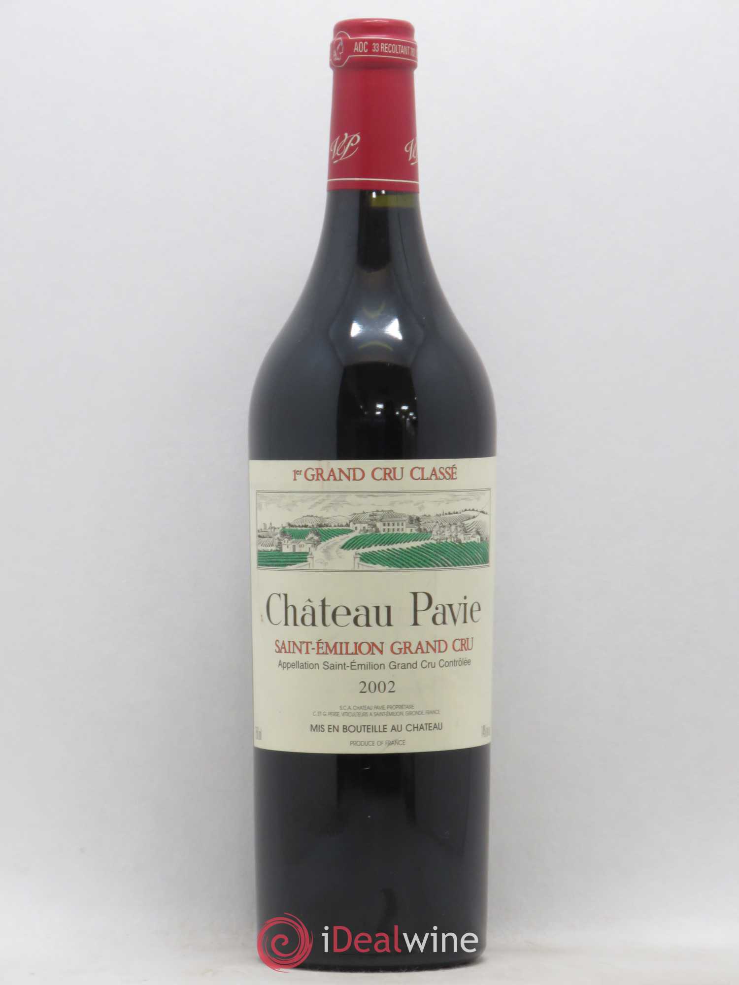 Château Pavie 1er Grand Cru Classé A 2002 - Lot de 1 bouteille - 0