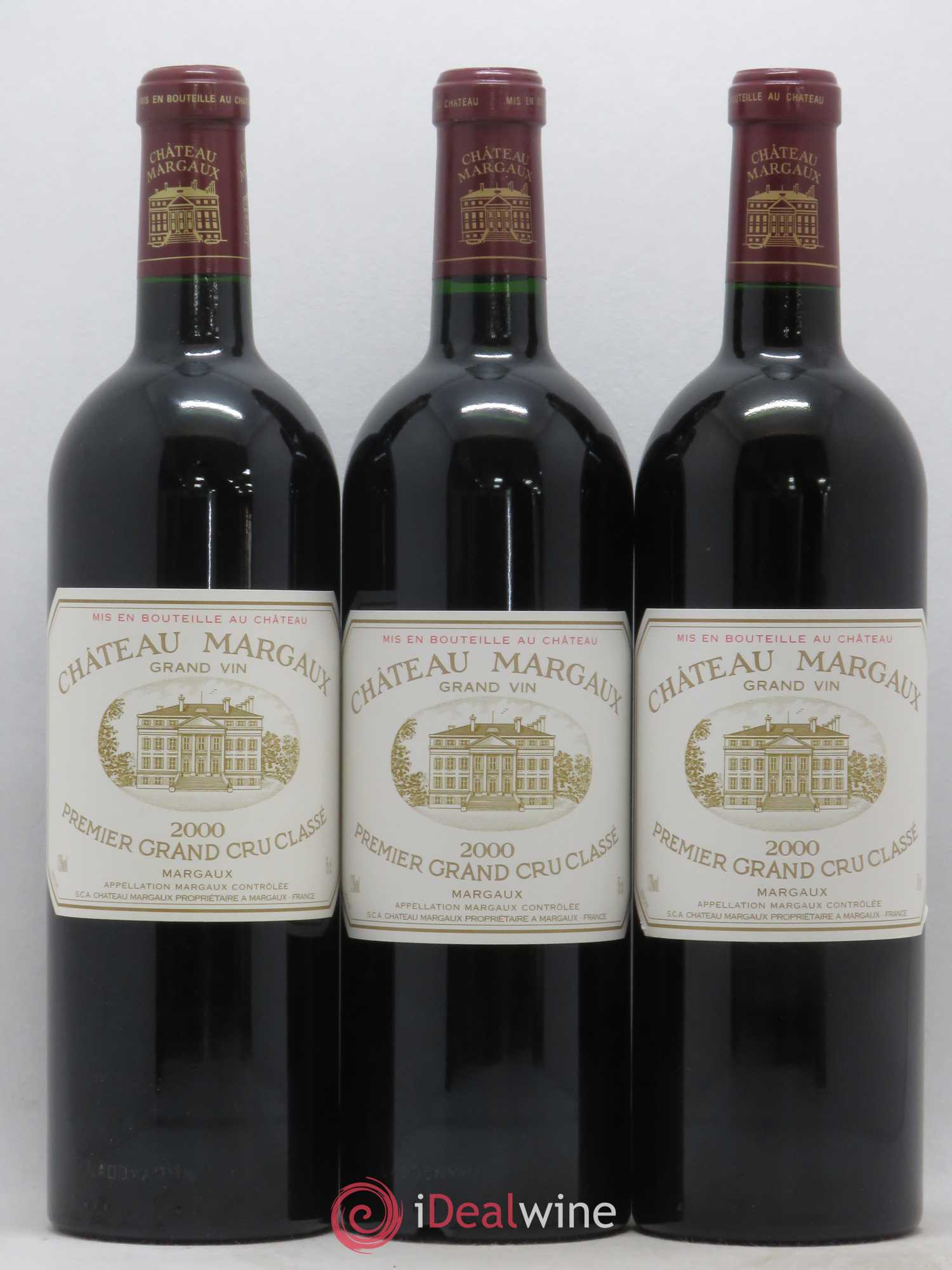 Château Margaux 1er Grand Cru Classé 2000 - Lot de 6 bouteilles - 1