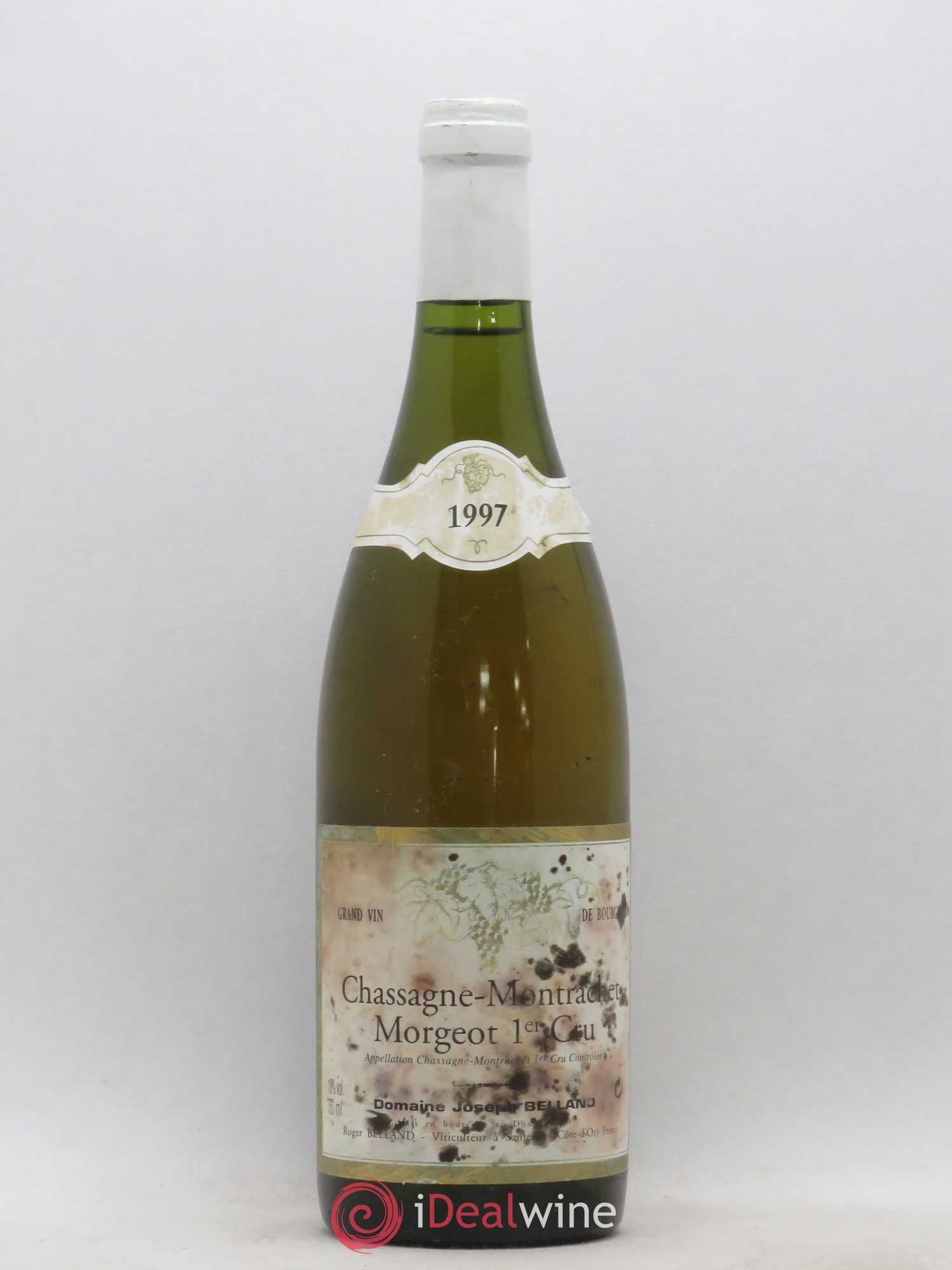 Chassagne-Montrachet 1er Cru Morgeot Joseph Belland 1997 - Posten von 1 Flasche - 0