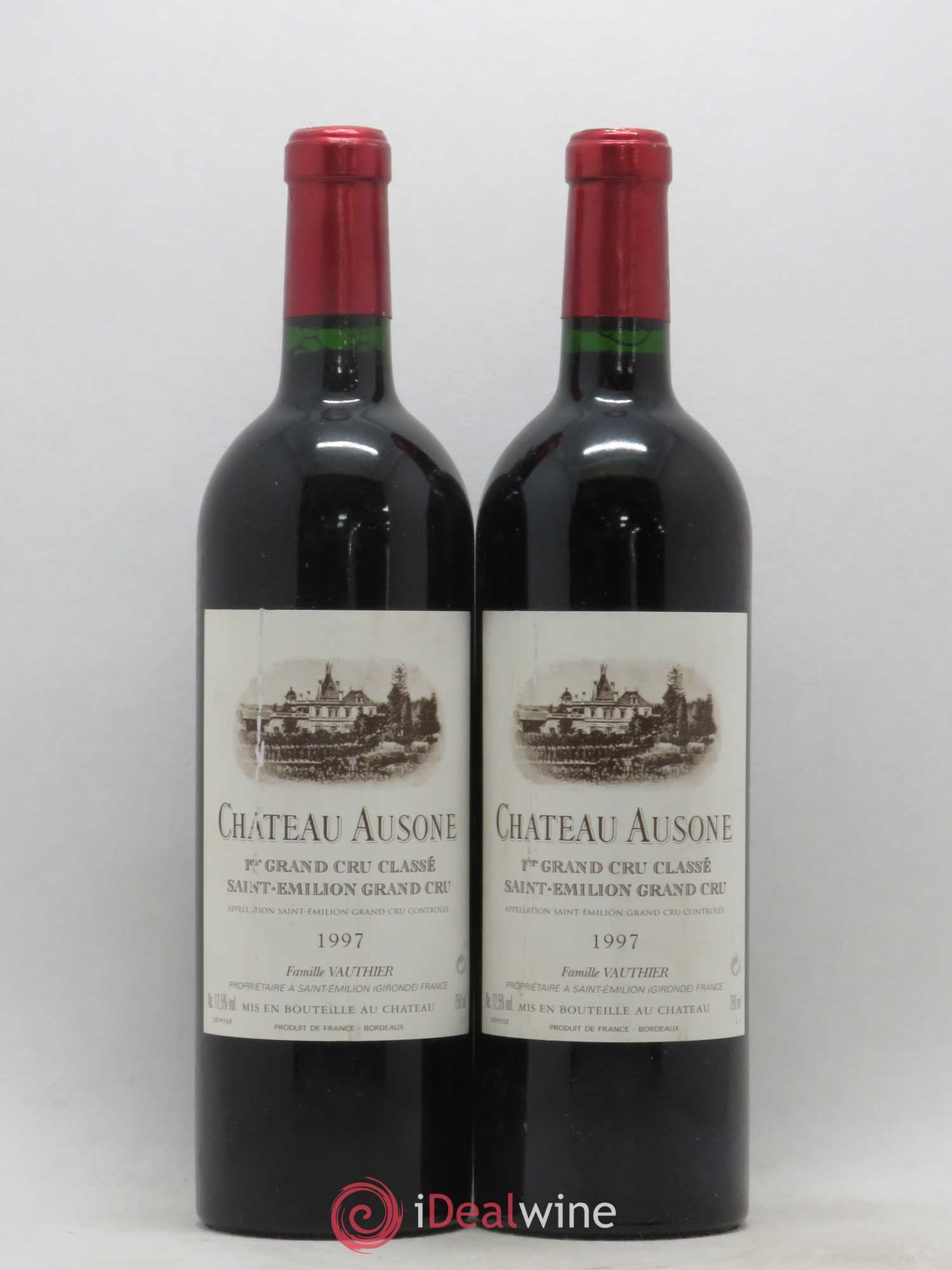 Château Ausone 1er Grand Cru Classé A 1997 - Lot de 2 bouteilles - 0