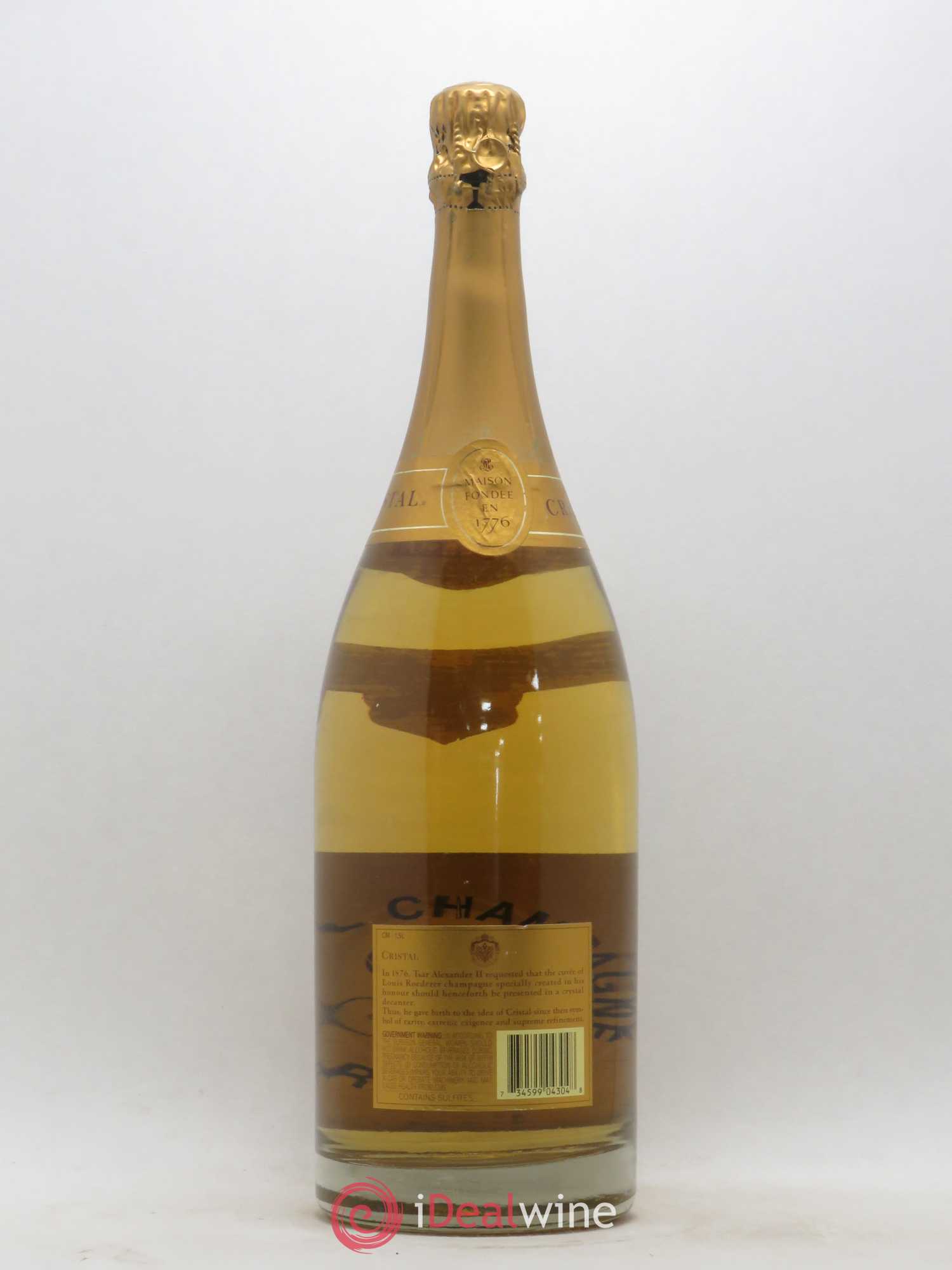 Cristal Louis Roederer 1985 - Lot de 1 magnum - 1