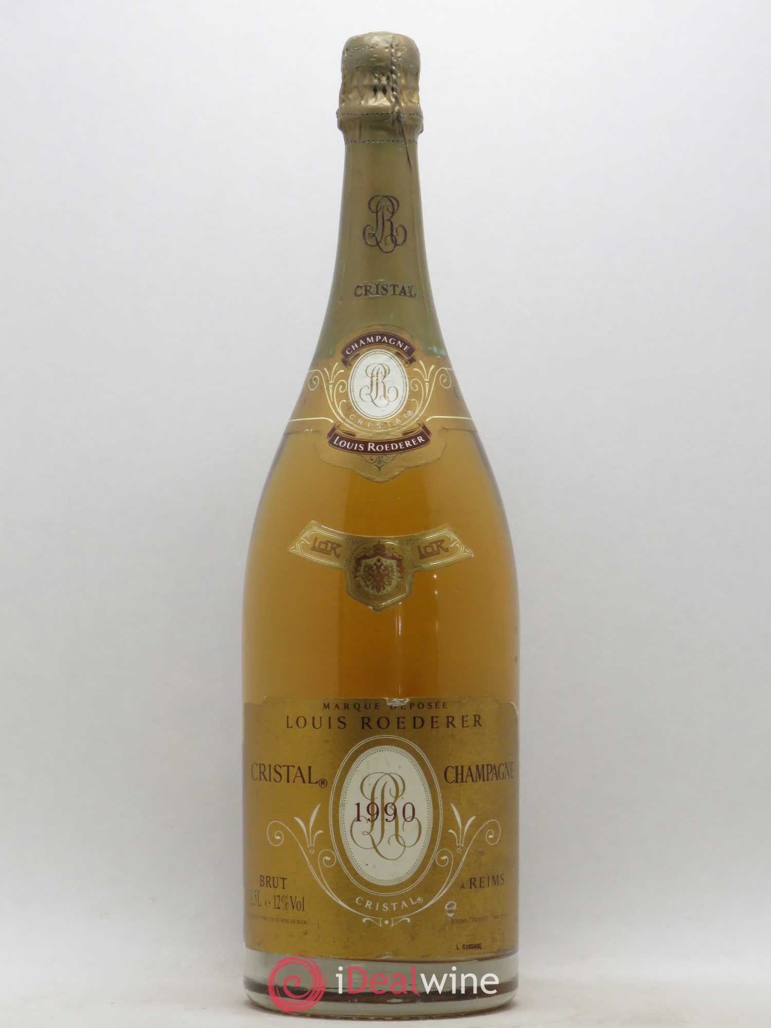 Cristal Louis Roederer 1990 - Lot de 1 magnum - 0