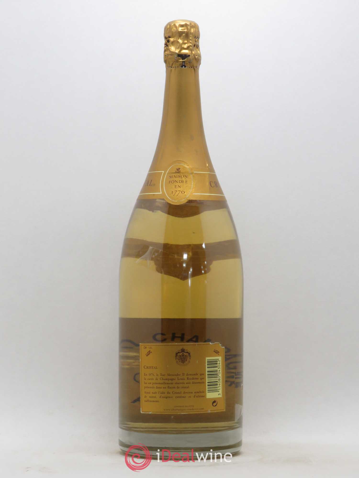 Cristal Louis Roederer 1999 - Lot de 1 magnum - 1