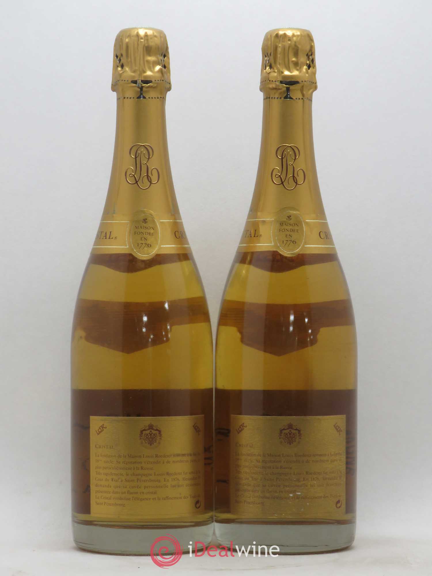 Cristal Louis Roederer 1989 - Lot de 2 bouteilles - 1