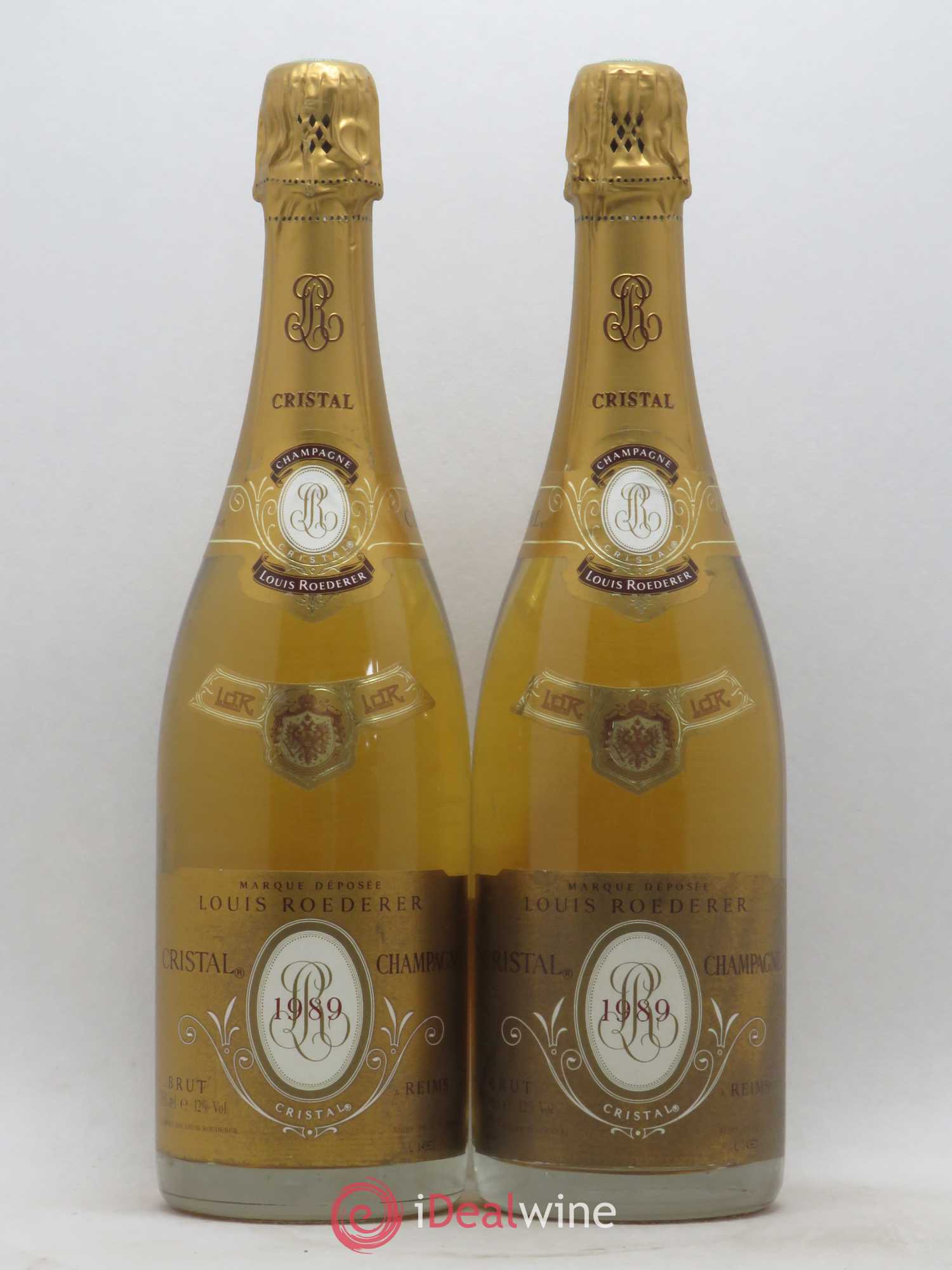 Cristal Louis Roederer 1989 - Lot de 2 bouteilles - 0