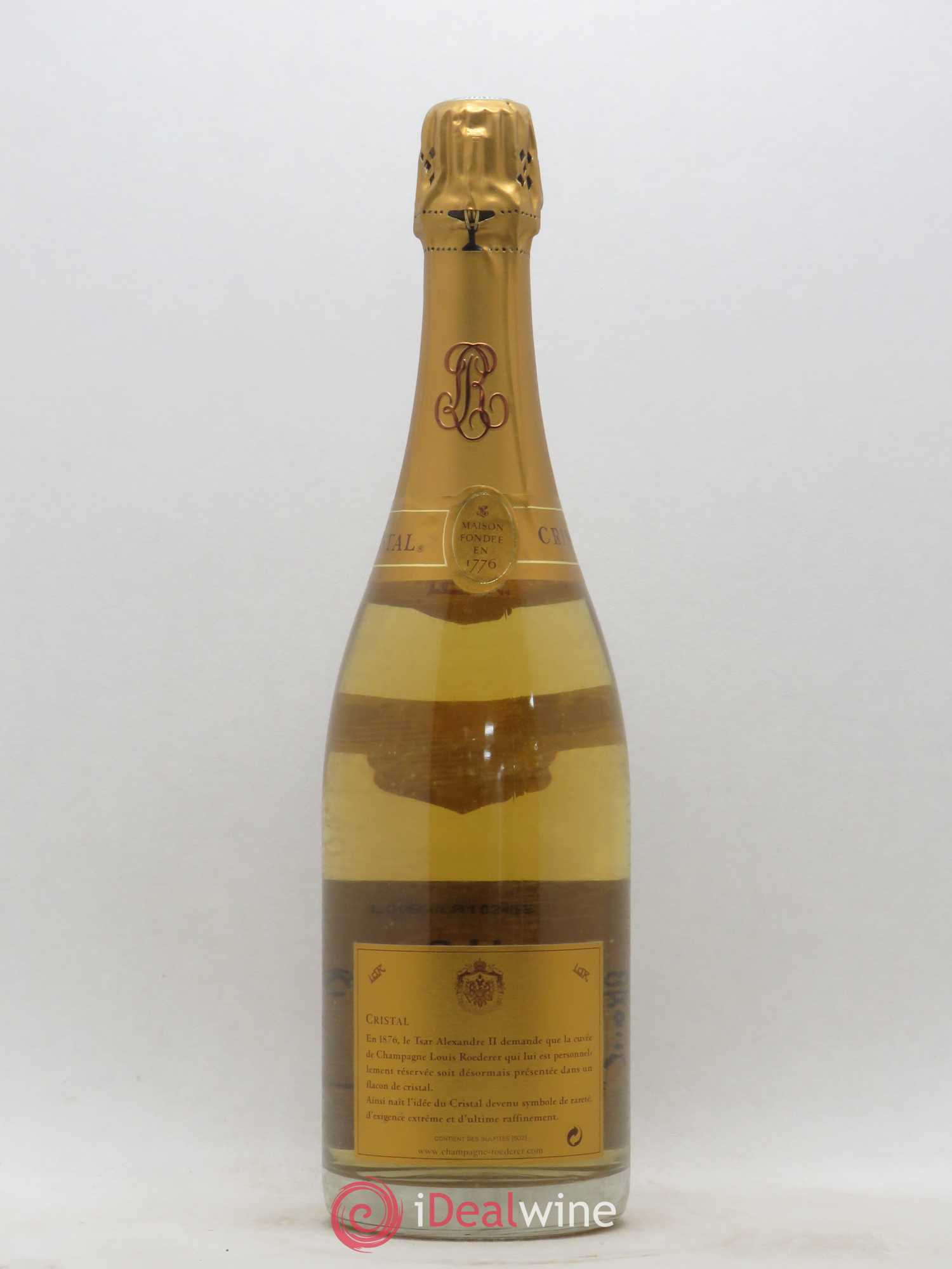 Cristal Louis Roederer 2000 - Lot de 1 bouteille - 1