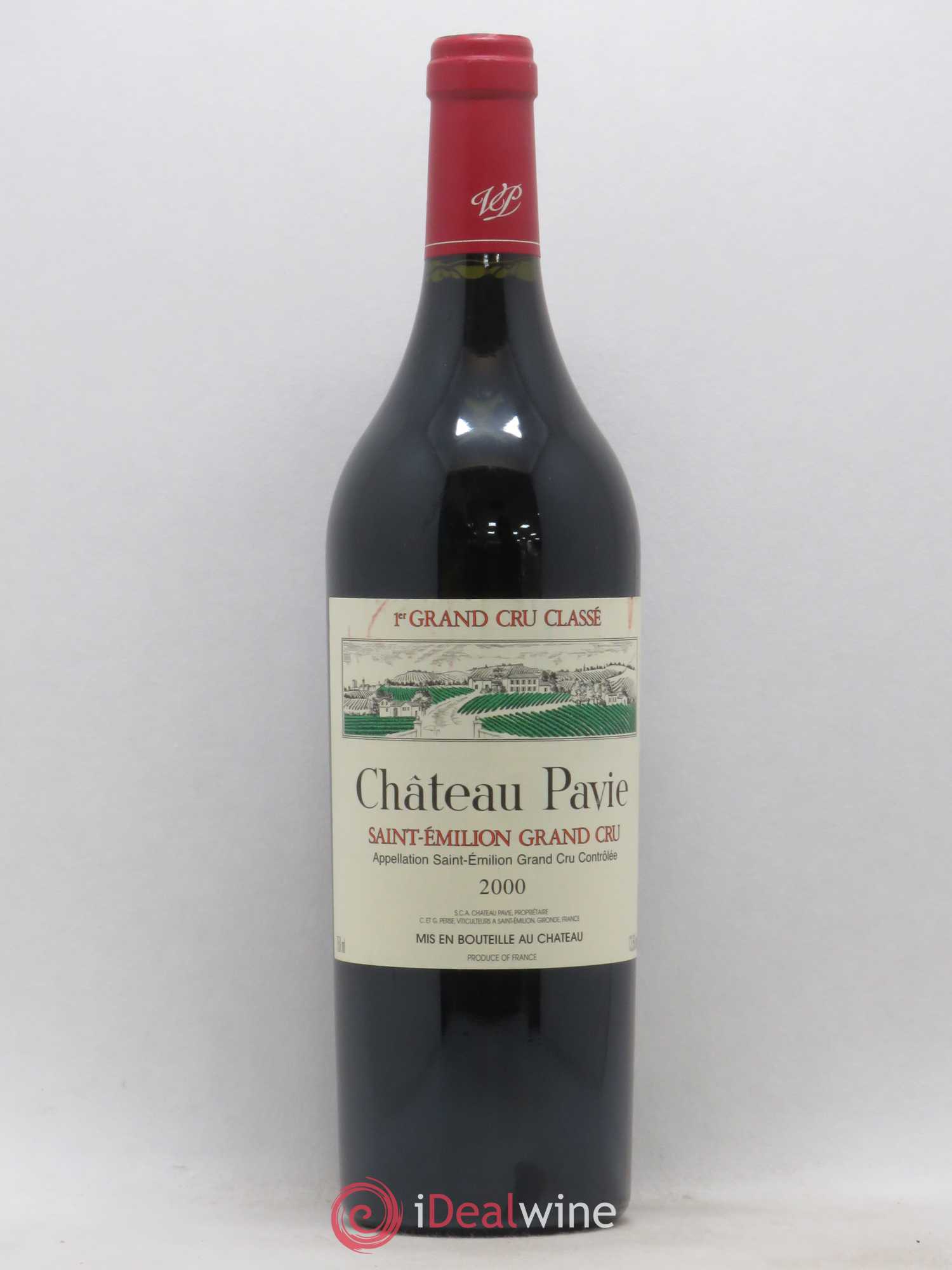 Château Pavie 1er Grand Cru Classé A 2000 - Lot de 1 bouteille - 0