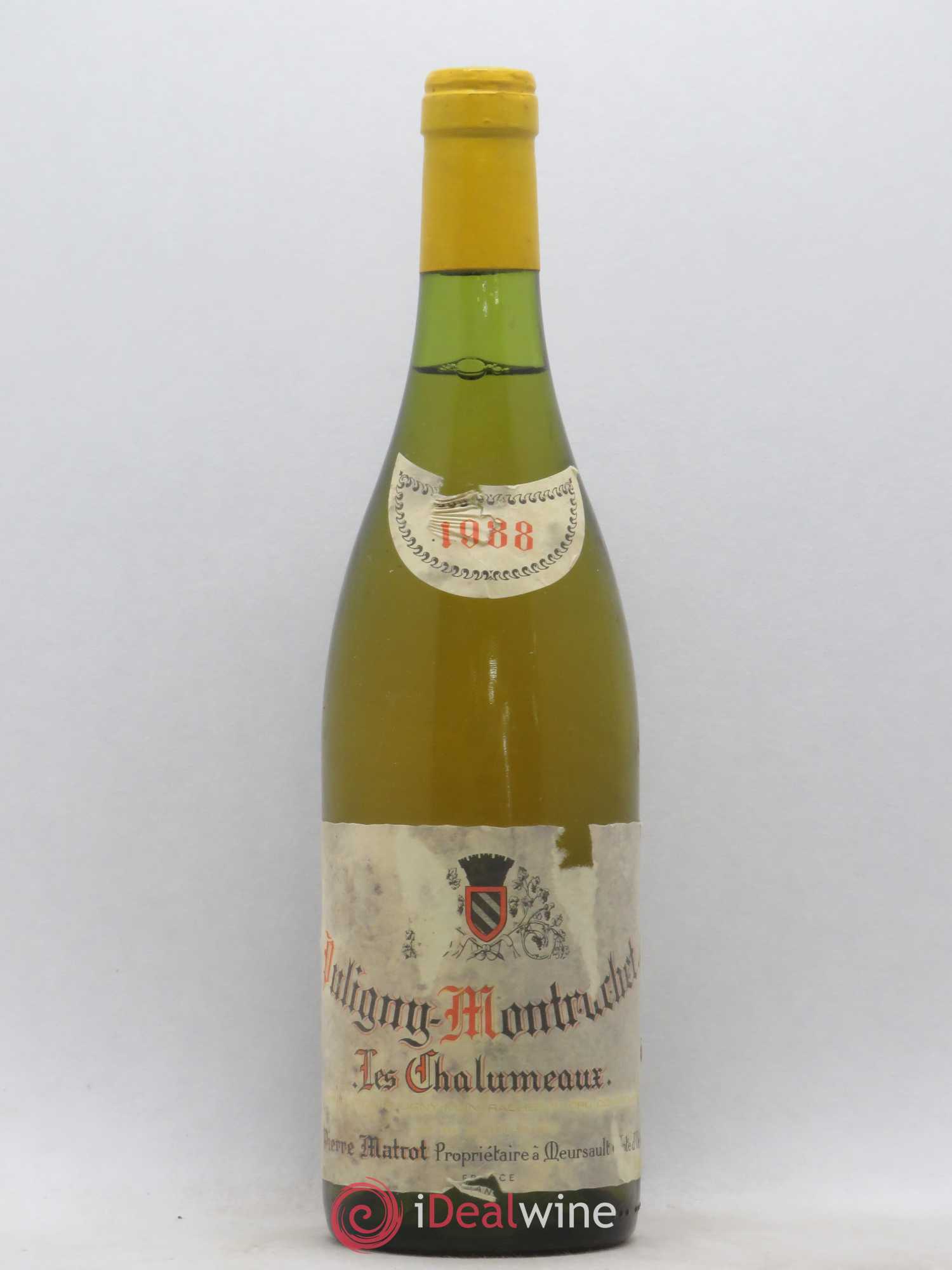 Puligny-Montrachet Chalumeaux Pierre Matrot 1988 - Posten von 1 Flasche - 0
