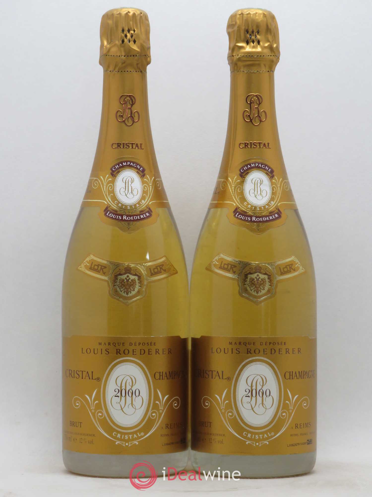 Cristal Louis Roederer 2000 - Lot de 2 bouteilles - 0