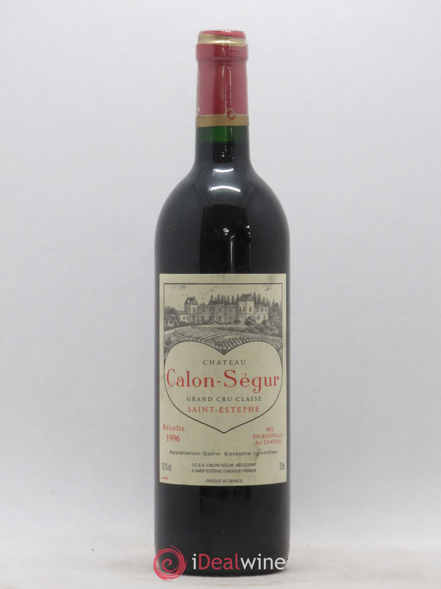 Château Calon Ségur 3ème Grand Cru Classé 1996 - Lot de 1 bouteille - 0