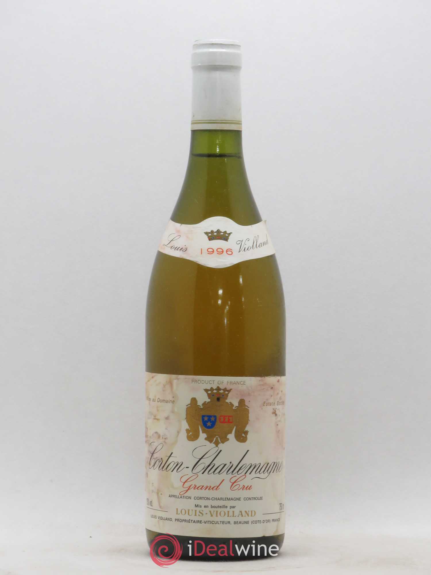 Corton-Charlemagne Grand Cru Louis Violland 1996 - Lot de 1 bouteille - 0